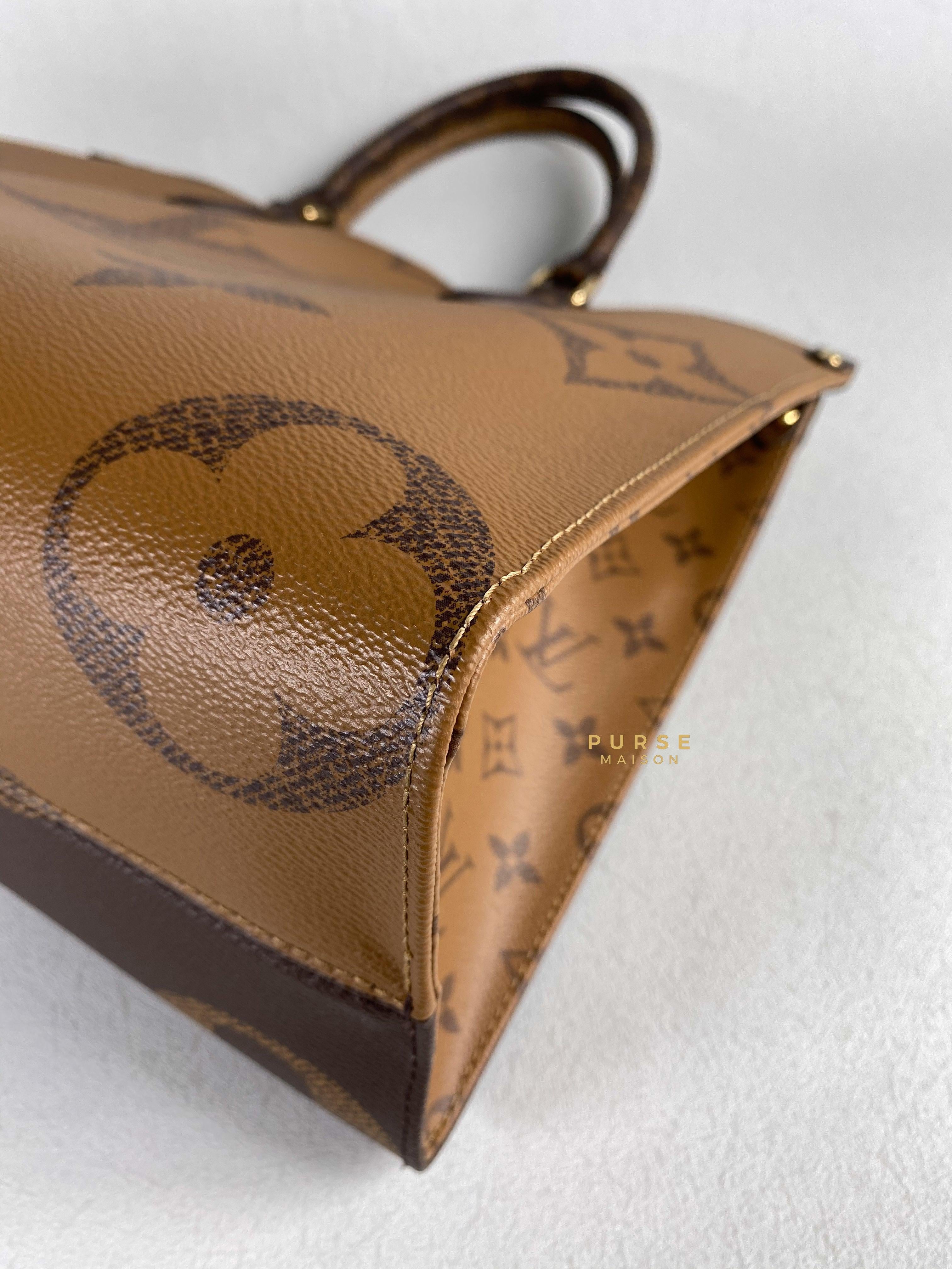 Louis Vuitton OnTheGo (OTG) MM Reverse Monogram Canvas (Microchip) | Purse Maison Luxury Bags Shop