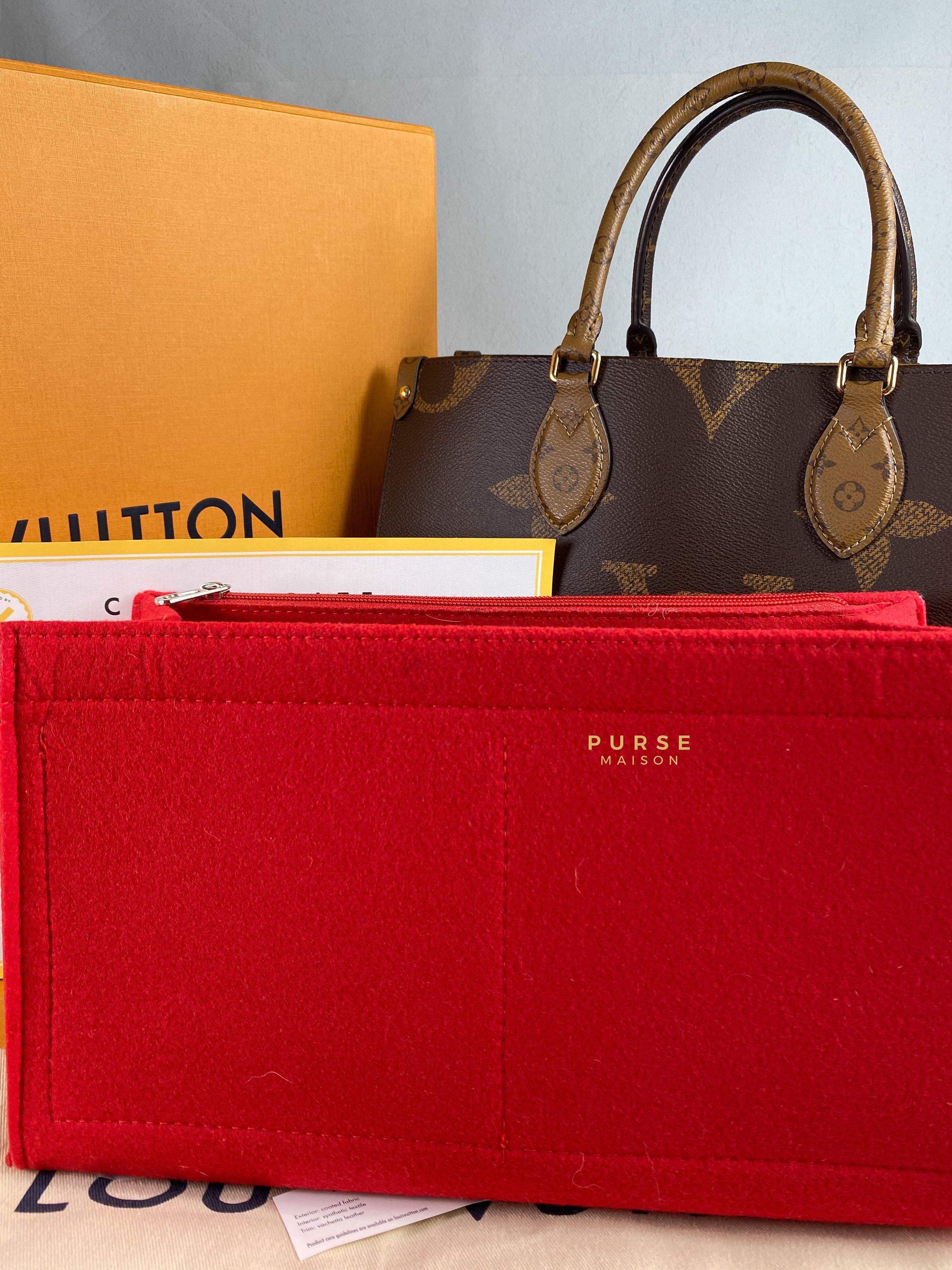 Louis Vuitton OnTheGo (OTG) MM Reverse Monogram Canvas (Microchip) | Purse Maison Luxury Bags Shop