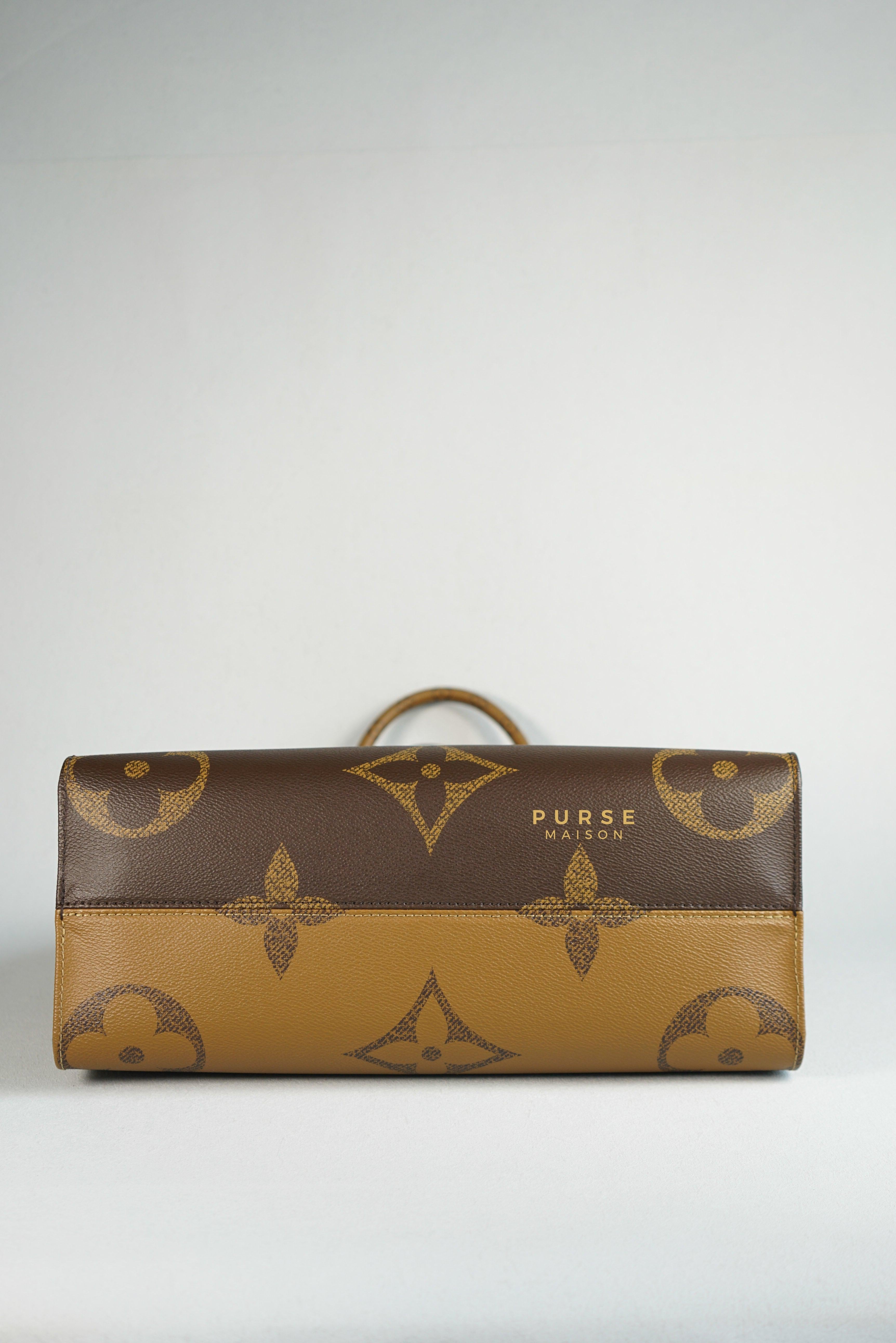 Louis Vuitton OnTheGo (OTG) MM Reverse Monogram Canvas (Microchip) | Purse Maison Luxury Bags Shop