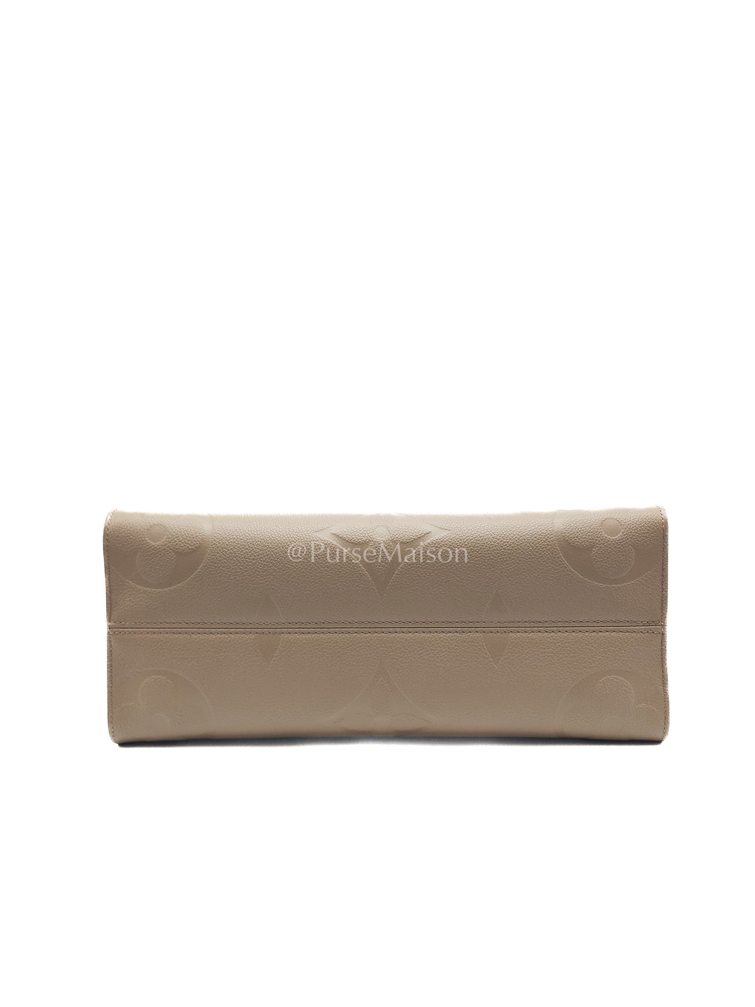 Louis Vuitton OnTheGo Tote Bag MM in Tourtorelle Monogram Leather (Microchip) | Purse Maison Luxury Bags Shop