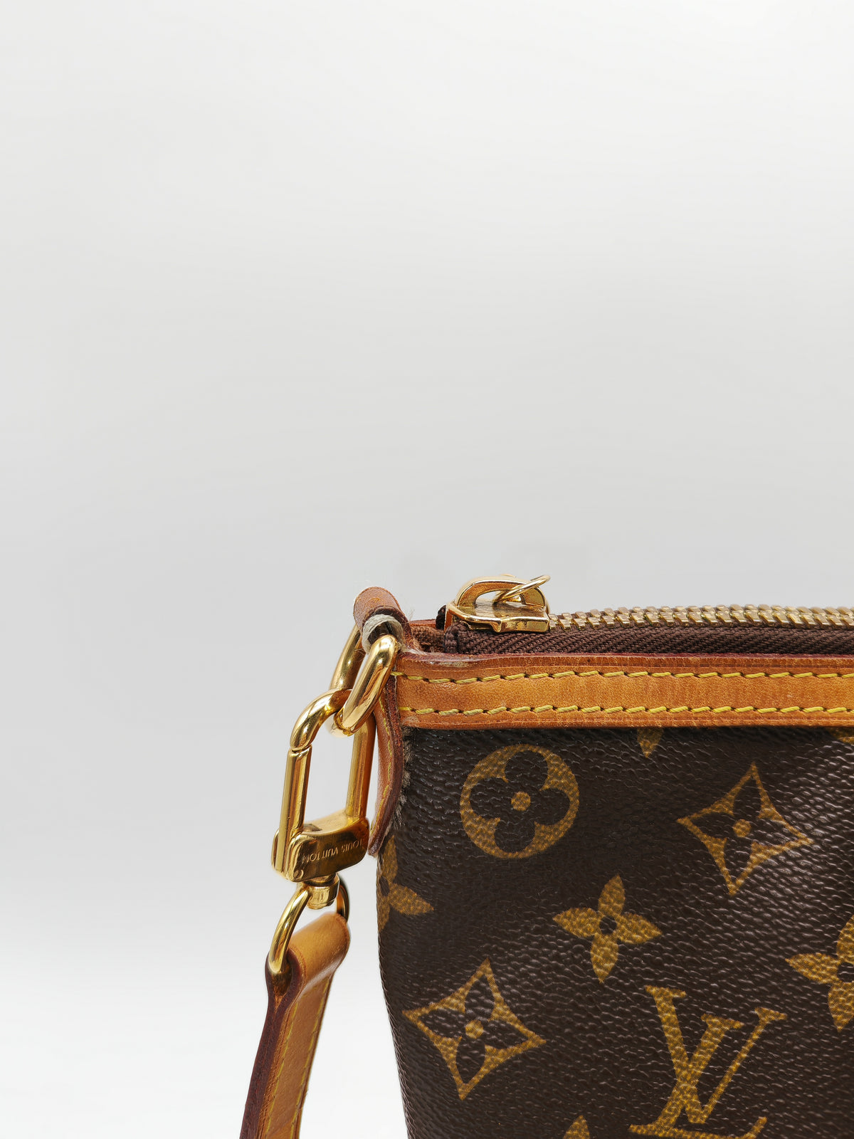 Louis Vuitton Palermo PM Bag in Monogram Canvas and Gold Hardware (Datecode: TA3133) | Purse Maison Luxury Bags Shop