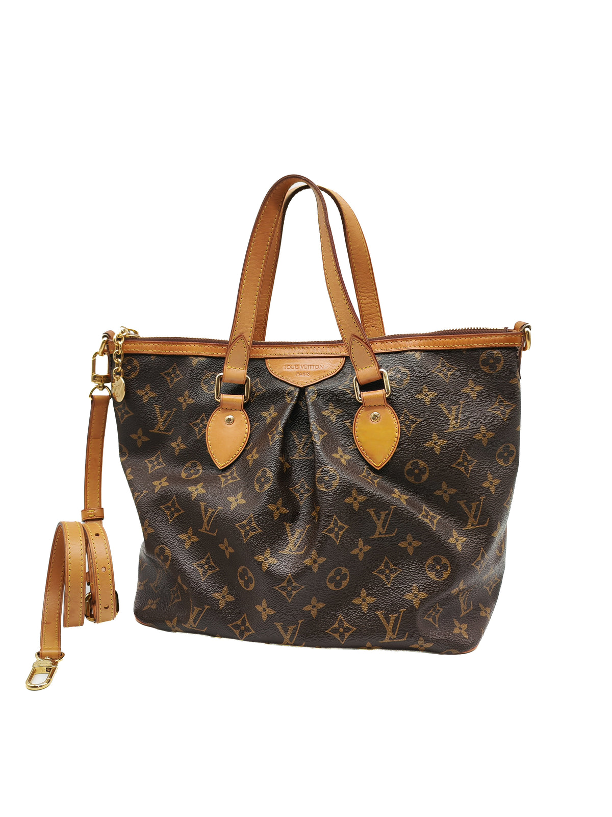 Louis Vuitton Palermo PM Bag in Monogram Canvas and Gold Hardware (Datecode: TA3133) | Purse Maison Luxury Bags Shop