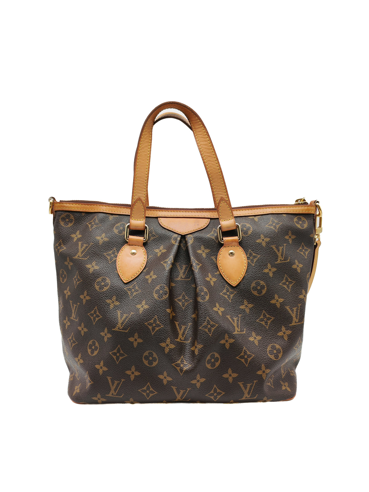 Louis Vuitton Palermo PM Bag in Monogram Canvas and Gold Hardware (Datecode: TA3133) | Purse Maison Luxury Bags Shop