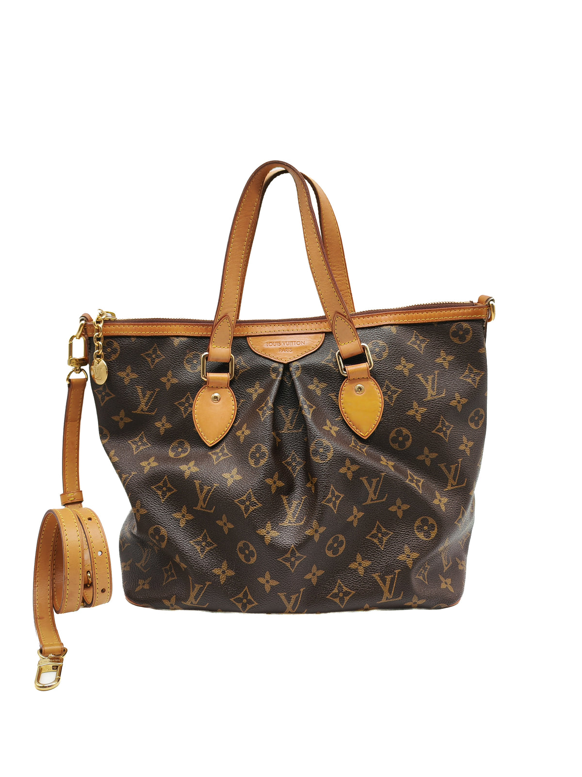 Louis Vuitton Palermo PM Bag in Monogram Canvas and Gold Hardware (Datecode: TA3133) | Purse Maison Luxury Bags Shop