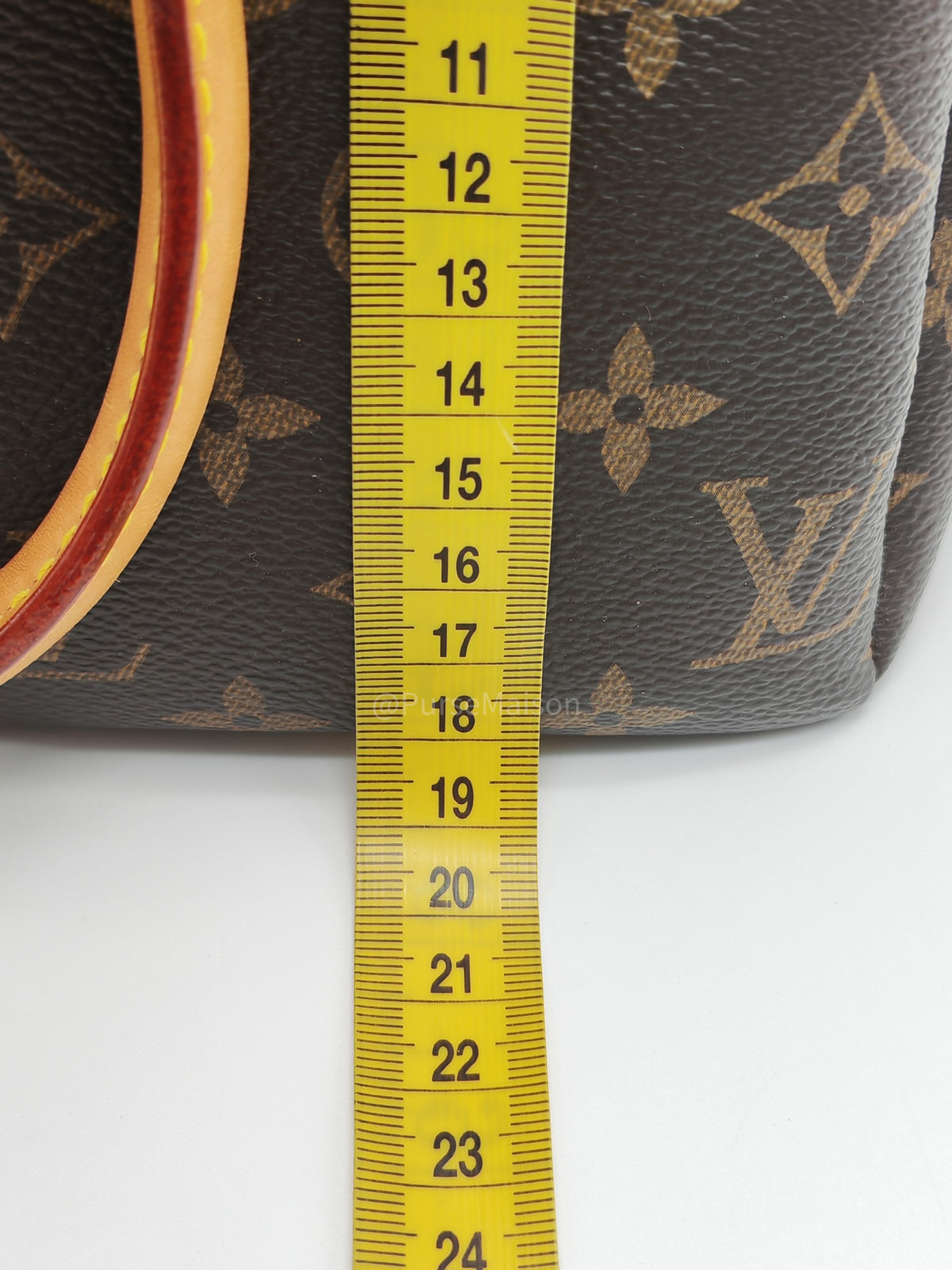 Louis Vuitton Pallas BB Bag in Monogram Canvas with Cherry Cerise Red Leather Trim (Datecode: SP1195) | Purse Maison Luxury Bags Shop