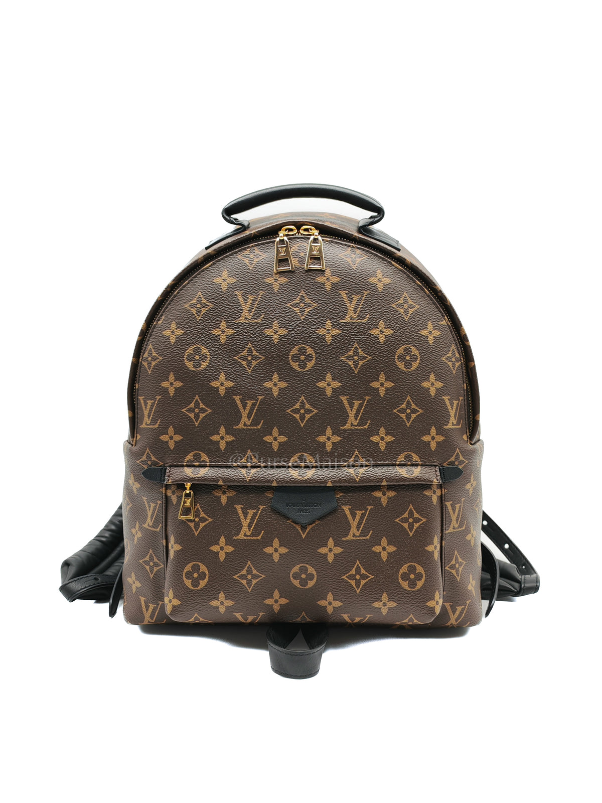 louis vuitton backpack palm springs monogram stores Spring MM in Canvas Leather carrying handle material_pebbled leather How to fish for Color:Yellow Black