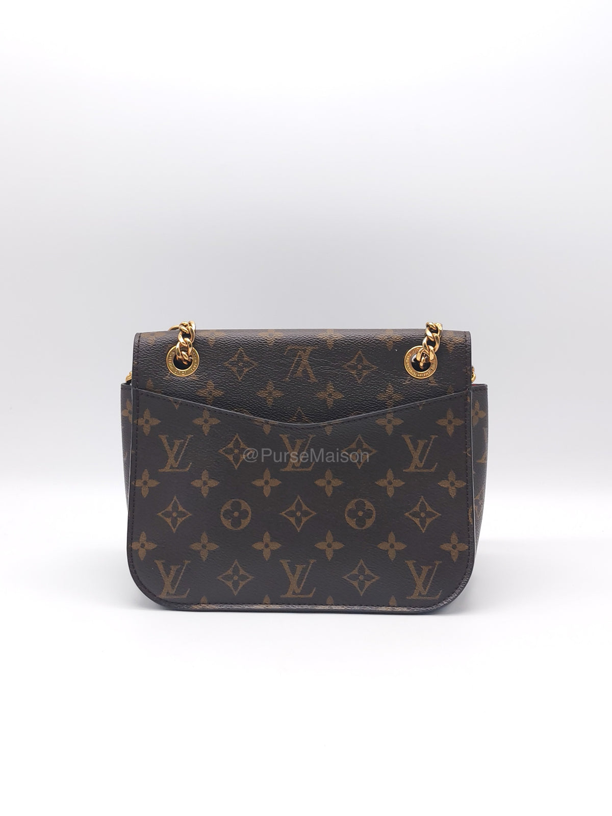 Louis Vuitton Passy Chain Bag in Monogram Canvas (Microchip) | Purse Maison Luxury Bags Shop