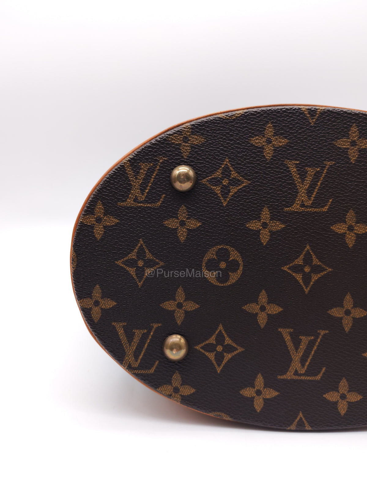Louis Vuitton Petit Bucket Bag PM in Monogram Canvas and Gold Hardware (Datecode: VI0959) | Purse Maison Luxury Bags Shop