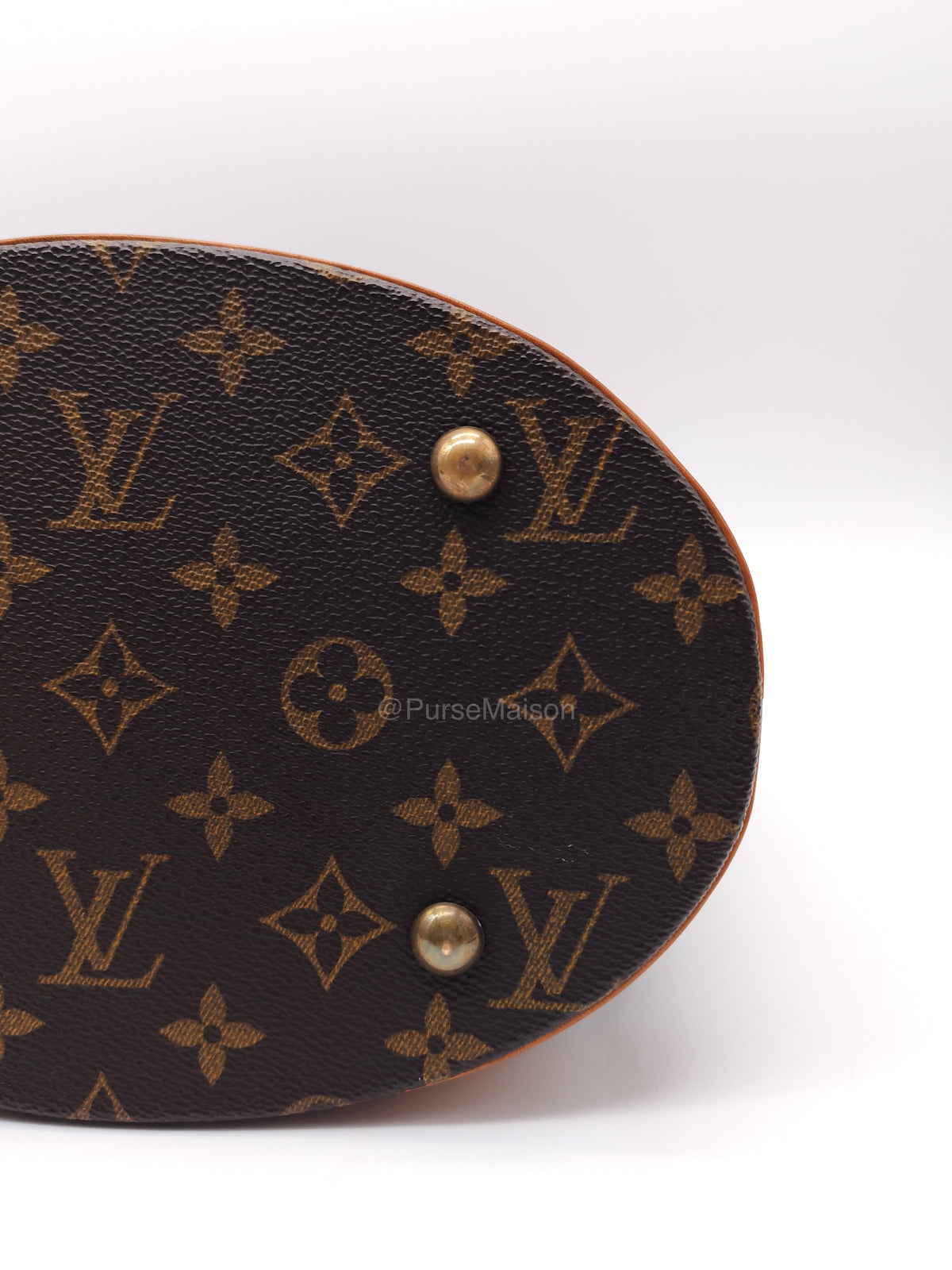 Louis Vuitton Petit Bucket Bag PM in Monogram Canvas and Gold Hardware (Datecode: VI0959) | Purse Maison Luxury Bags Shop