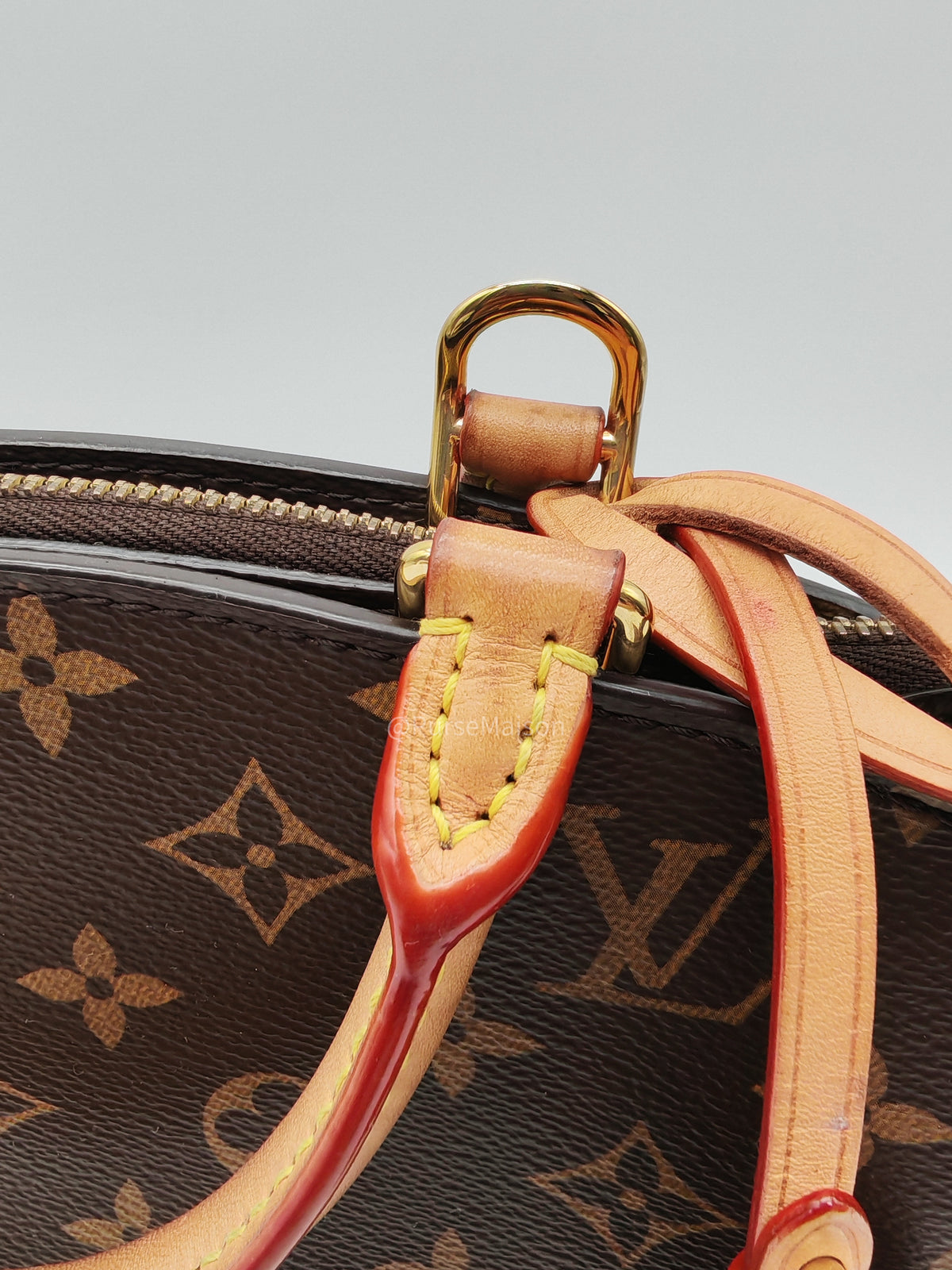 Louis Vuitton Petit Palais in Monogram Canvas and Gold Hardware Microchip | Purse Maison Luxury Bags Shop