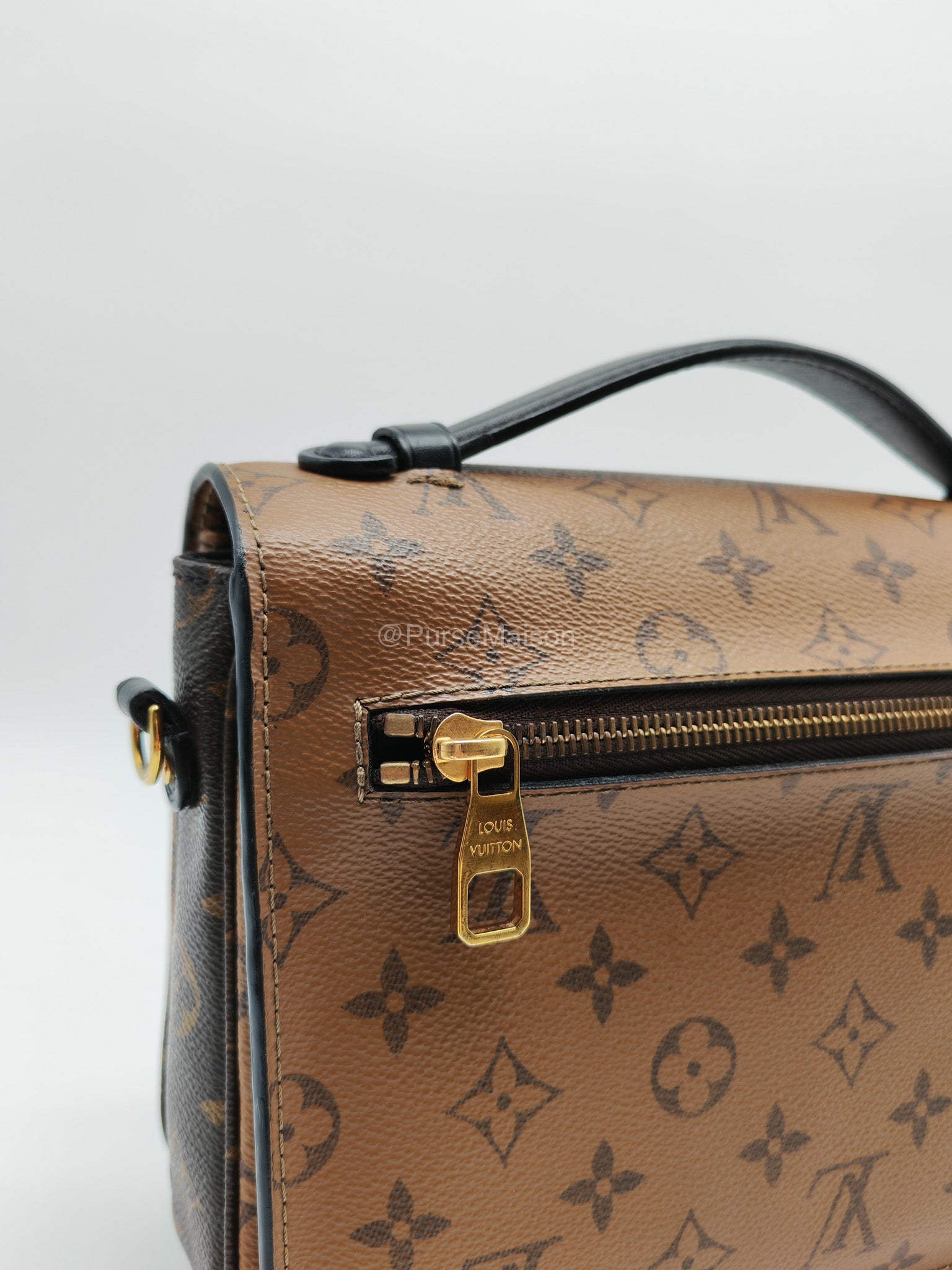 Louis Vuitton Pochette Metis in Monogram Reverse Canvas (Date Code: DR2117) | Purse Maison Luxury Bags Shop
