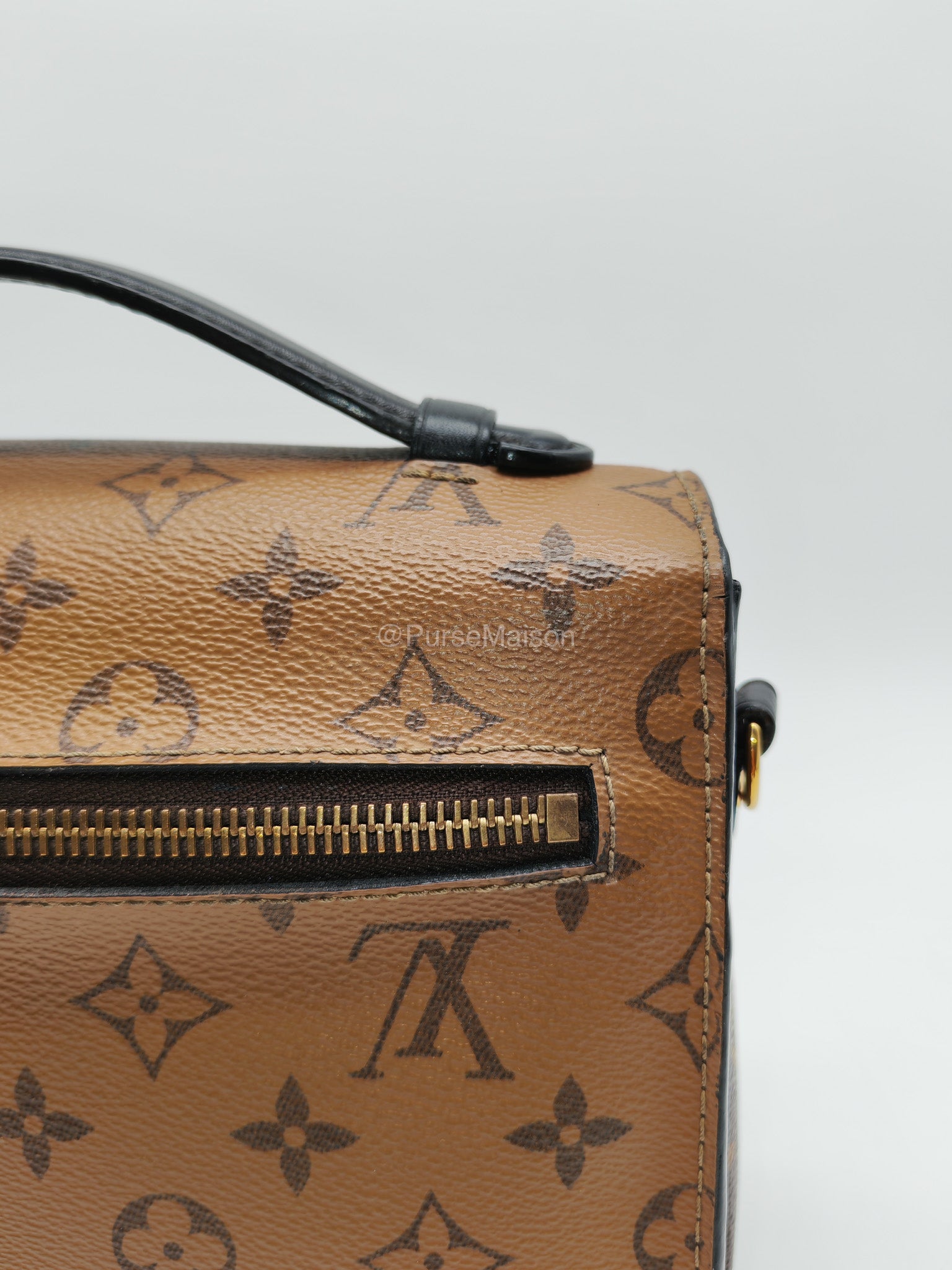 Louis Vuitton Pochette Metis in Monogram Reverse Canvas (Date Code: DR2117) | Purse Maison Luxury Bags Shop