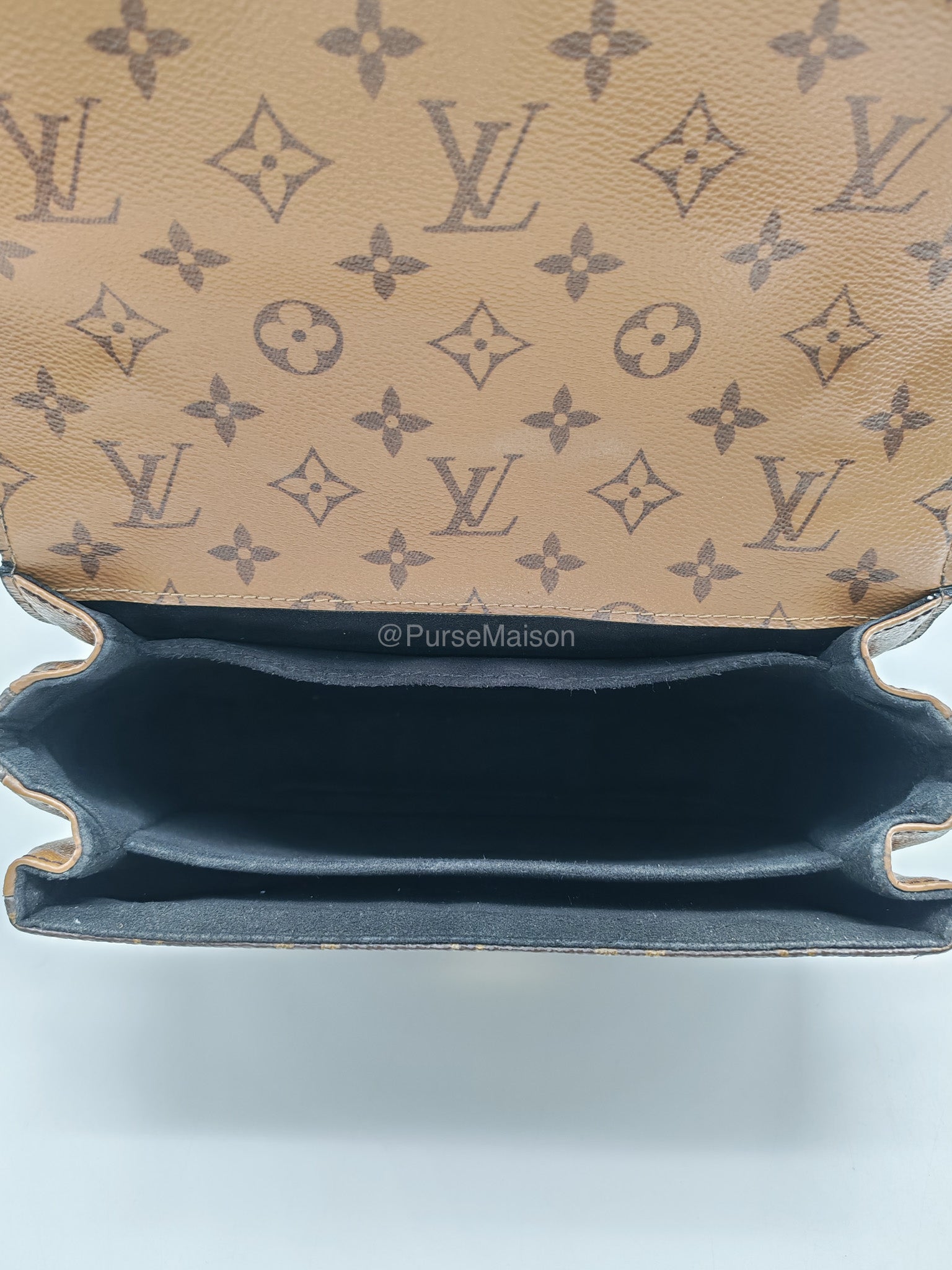 Louis Vuitton Pochette Metis in Monogram Reverse Canvas (Date Code: DR2117) | Purse Maison Luxury Bags Shop