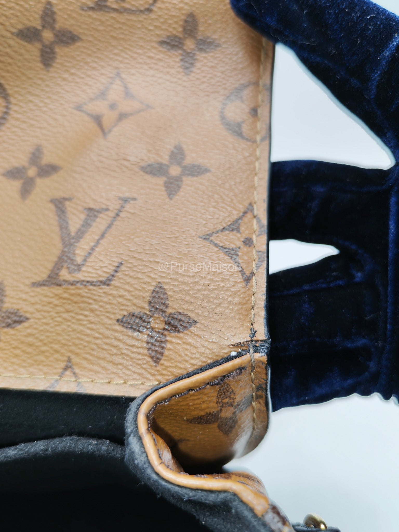 Louis Vuitton Pochette Metis in Monogram Reverse Canvas (Date Code: DR2117) | Purse Maison Luxury Bags Shop