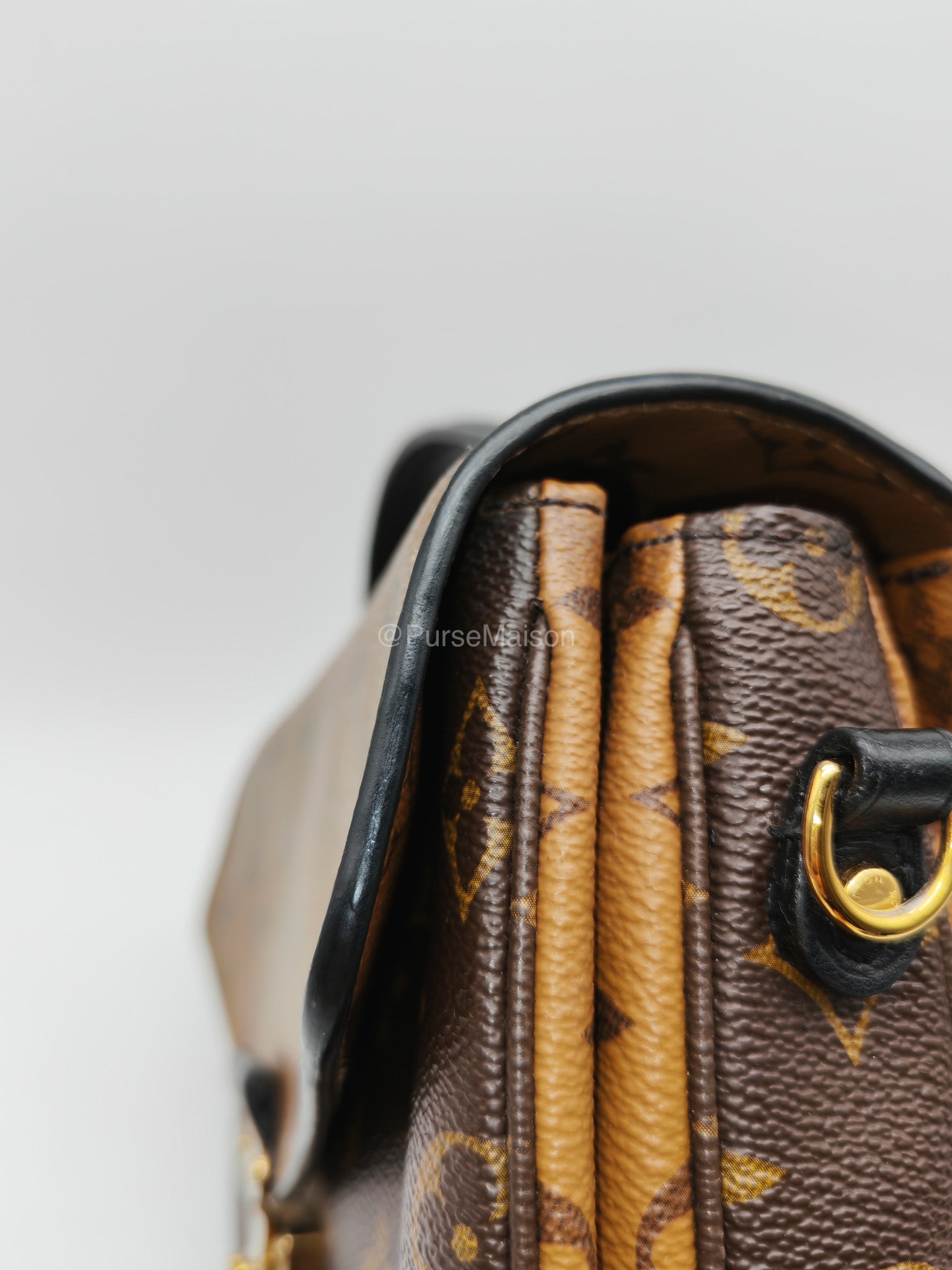 Louis Vuitton Pochette Metis in Monogram Reverse Canvas (Date Code: DR2117) | Purse Maison Luxury Bags Shop