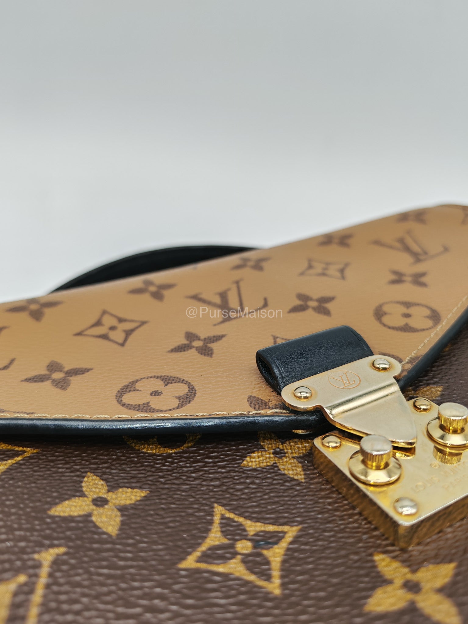 Louis Vuitton Pochette Metis in Monogram Reverse Canvas (Date Code: DR2117) | Purse Maison Luxury Bags Shop