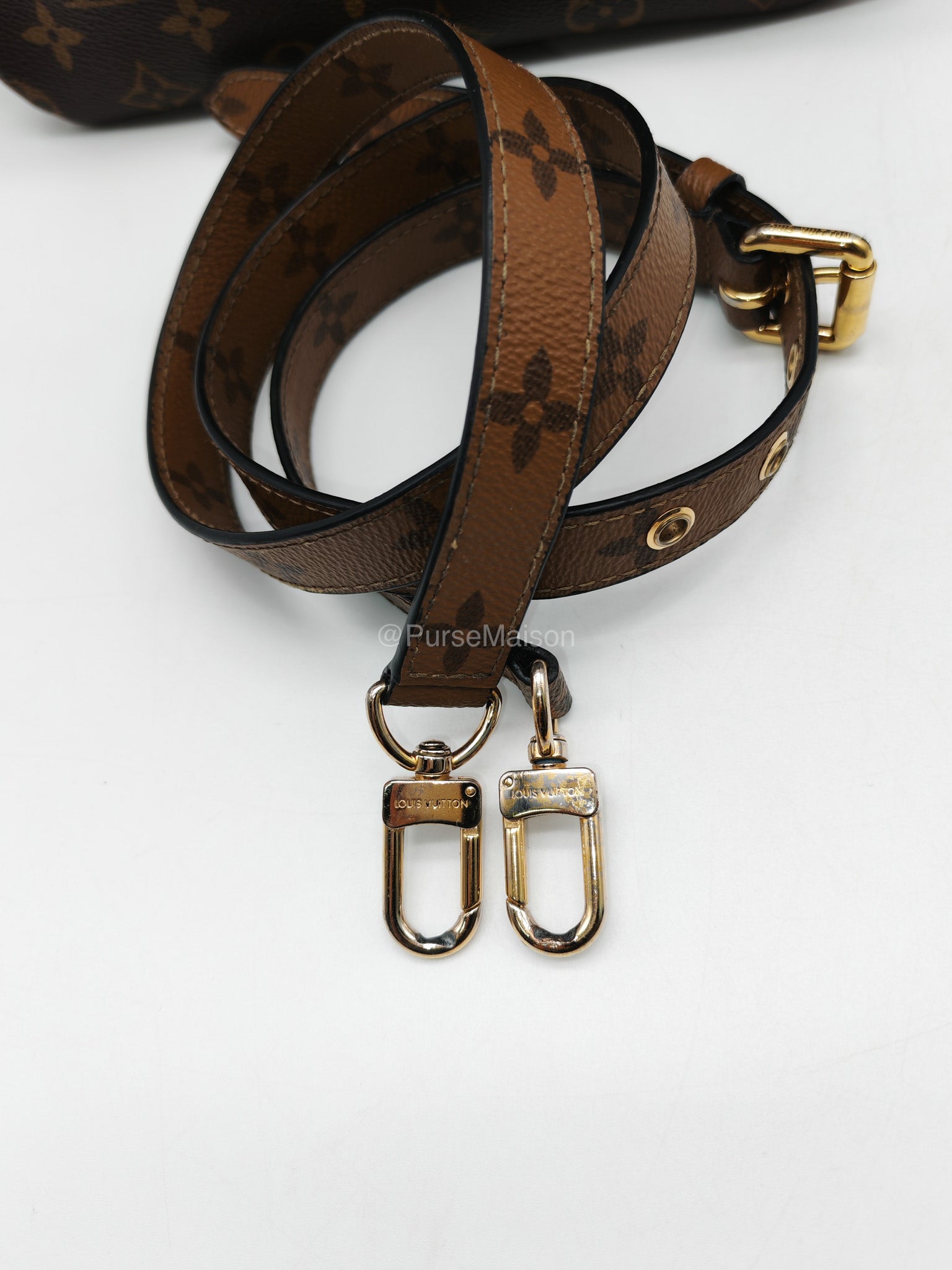 Louis Vuitton Pochette Metis in Monogram Reverse Canvas (Date Code: DR2117) | Purse Maison Luxury Bags Shop