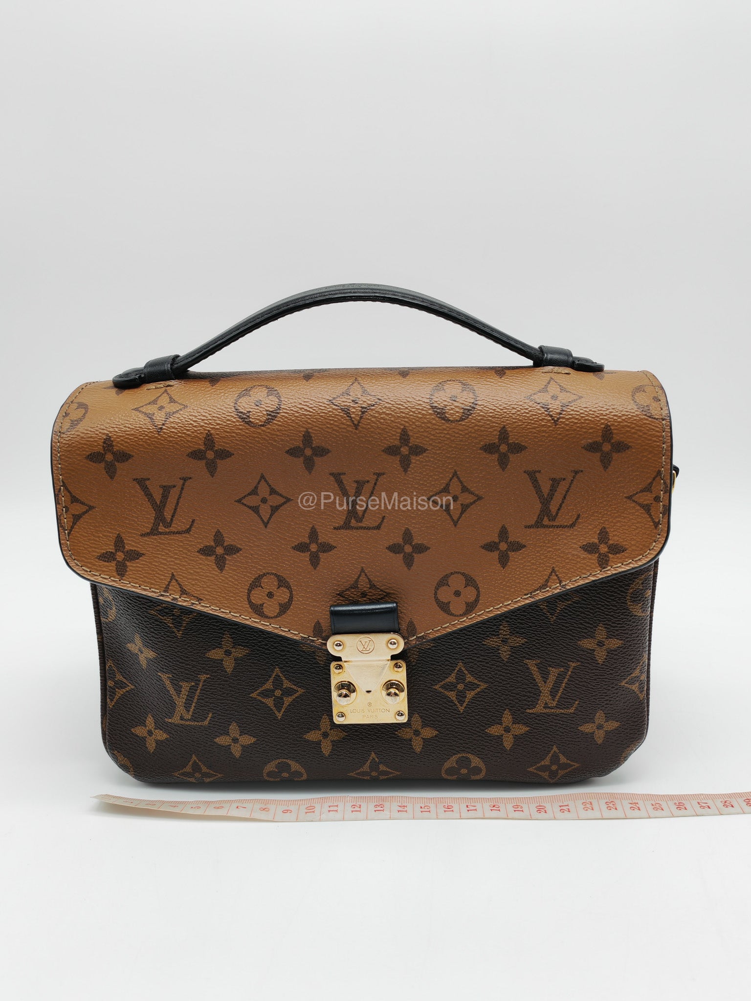 Louis Vuitton Pochette Metis in Monogram Reverse Canvas (Date Code: DR2117) | Purse Maison Luxury Bags Shop