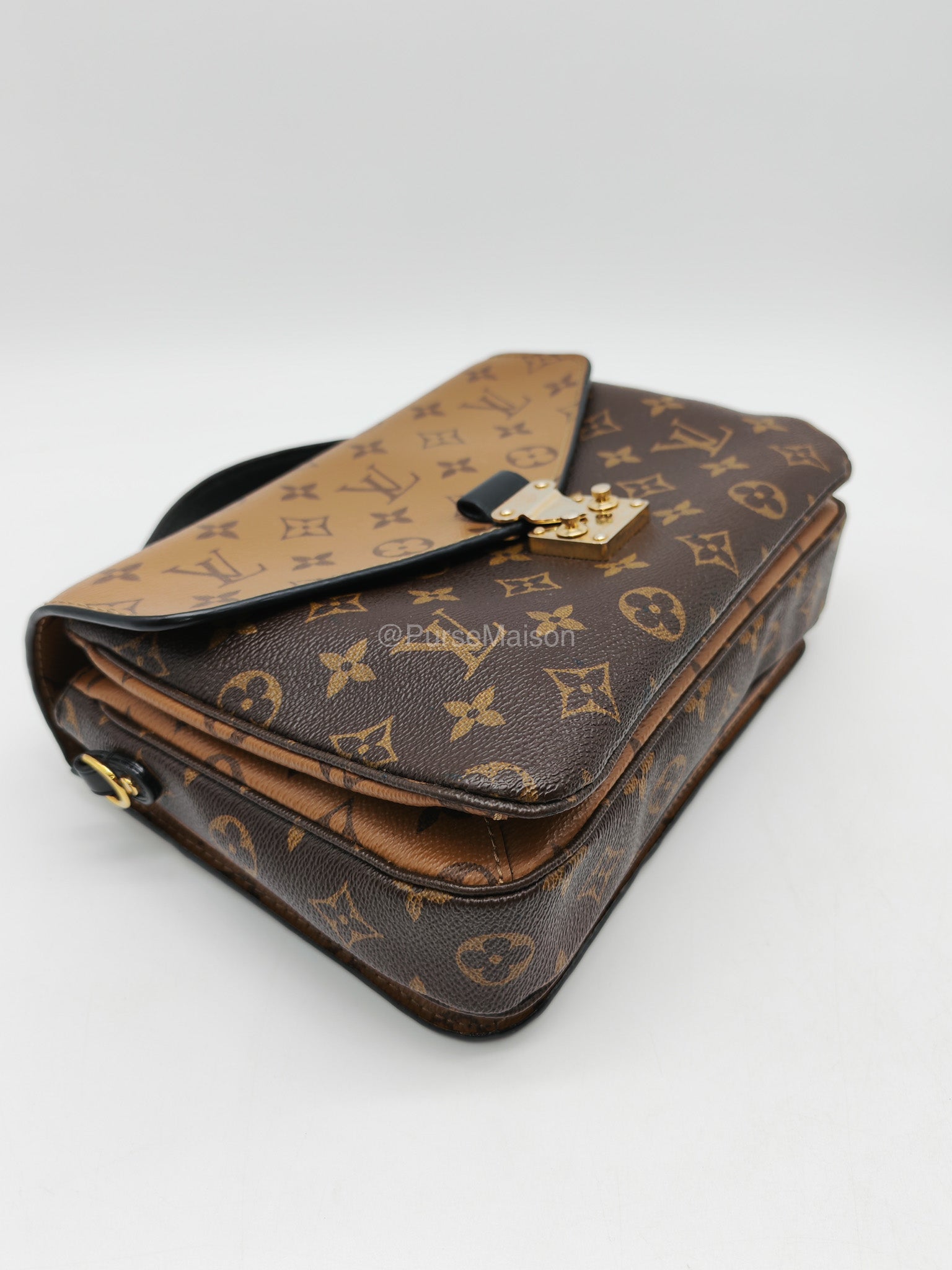 Louis Vuitton Pochette Metis in Monogram Reverse Canvas (Date Code: DR2117) | Purse Maison Luxury Bags Shop
