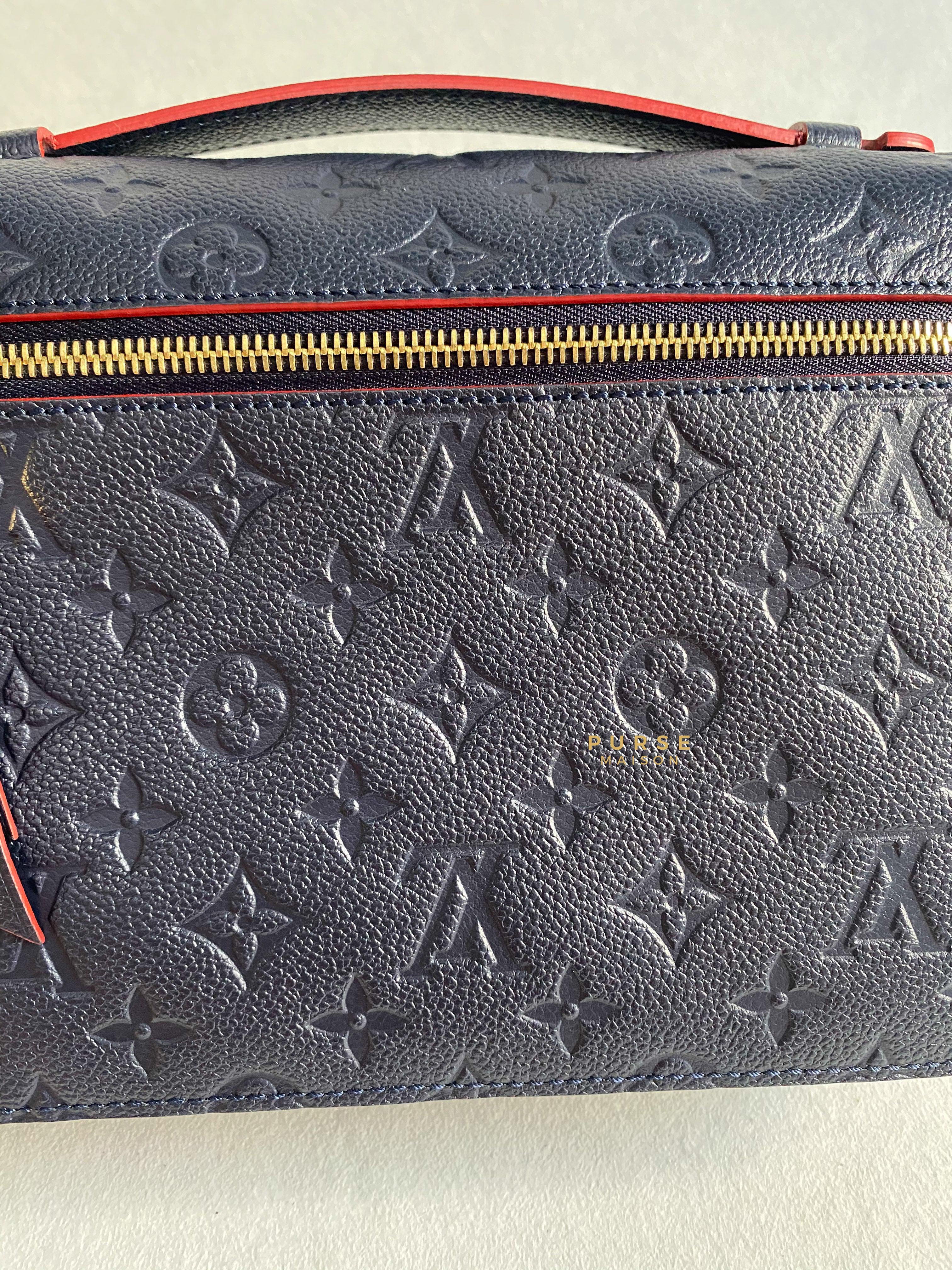 Louis Vuitton Pochette Metis Marine Rouge Monogram Empreinte Leather (Date code: AR1149) | Purse Maison Luxury Bags Shop