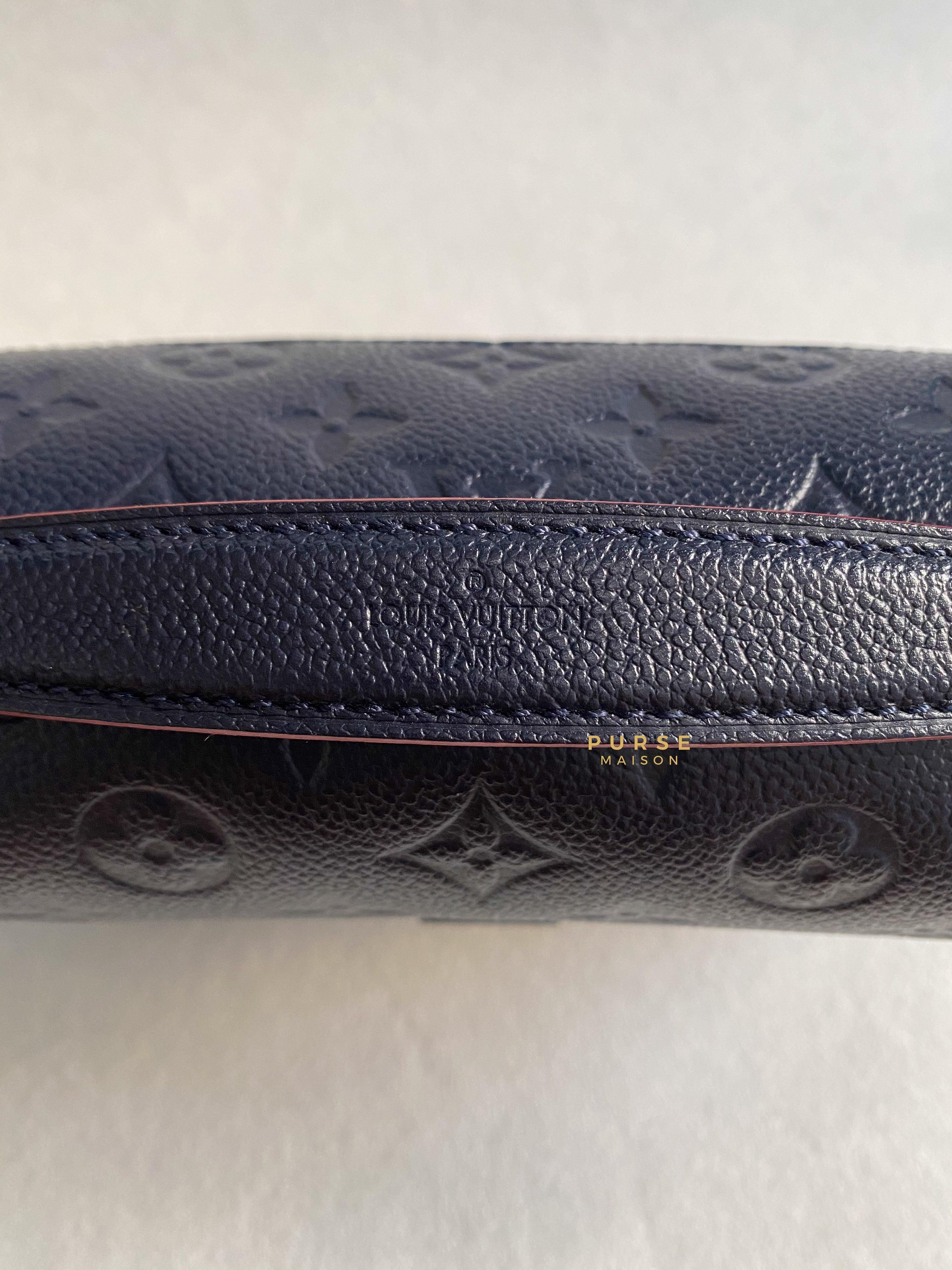 Louis Vuitton Pochette Metis Marine Rouge Monogram Empreinte Leather (Date code: AR1149) | Purse Maison Luxury Bags Shop
