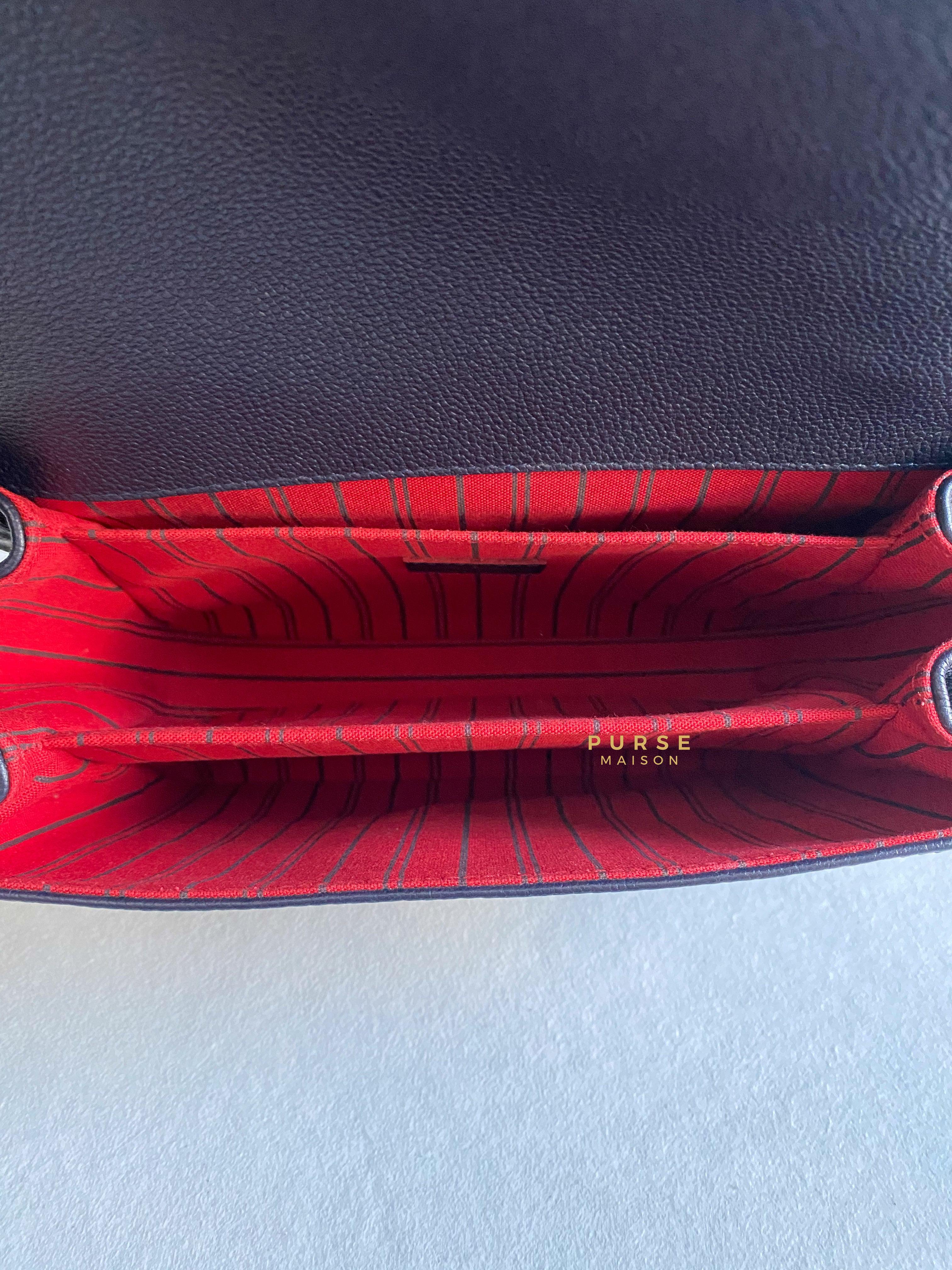 Louis Vuitton Pochette Metis Marine Rouge Monogram Empreinte Leather (Date code: AR1149) | Purse Maison Luxury Bags Shop