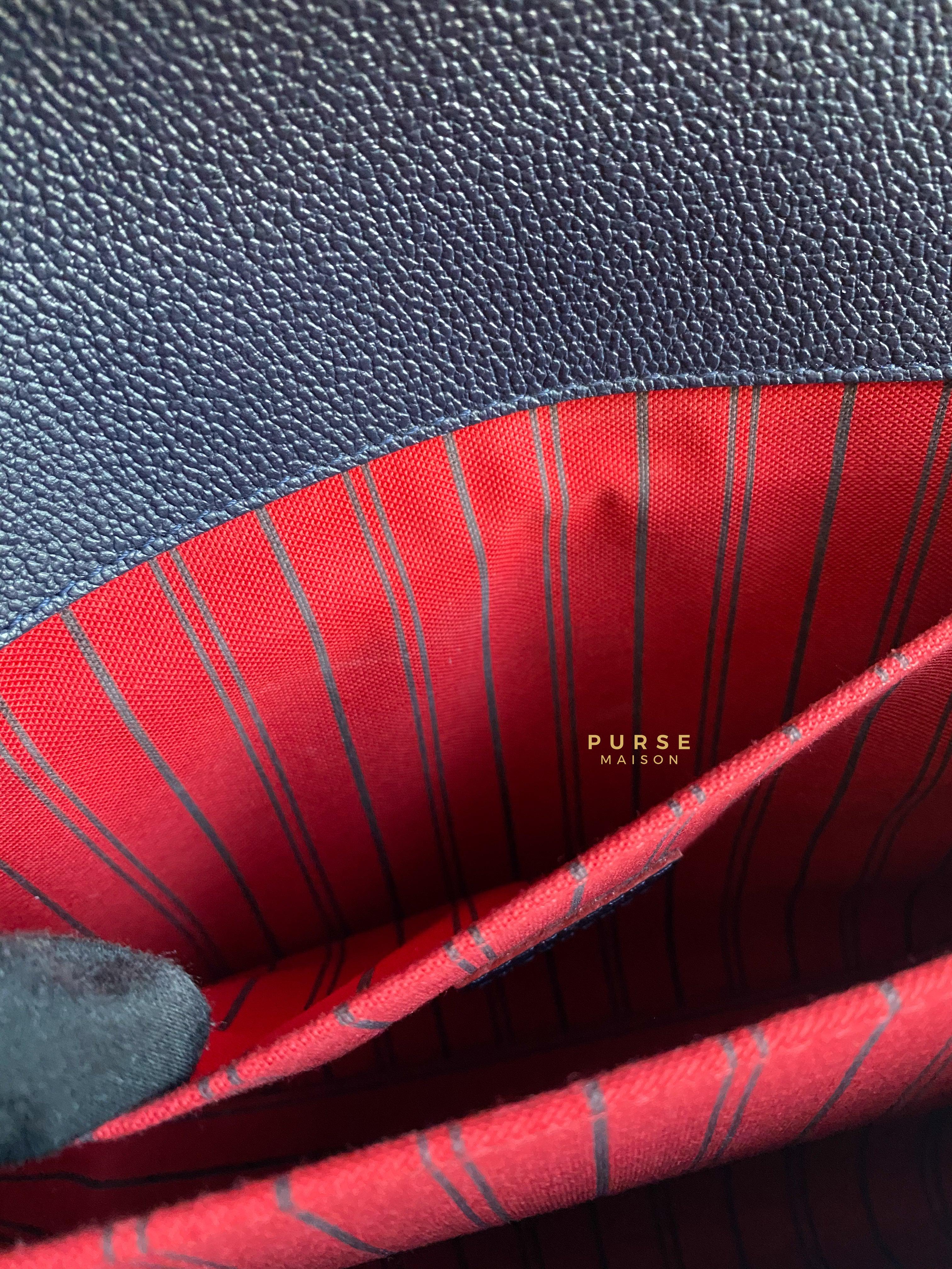 Louis Vuitton Pochette Metis Marine Rouge Monogram Empreinte Leather (Date code: AR1149) | Purse Maison Luxury Bags Shop