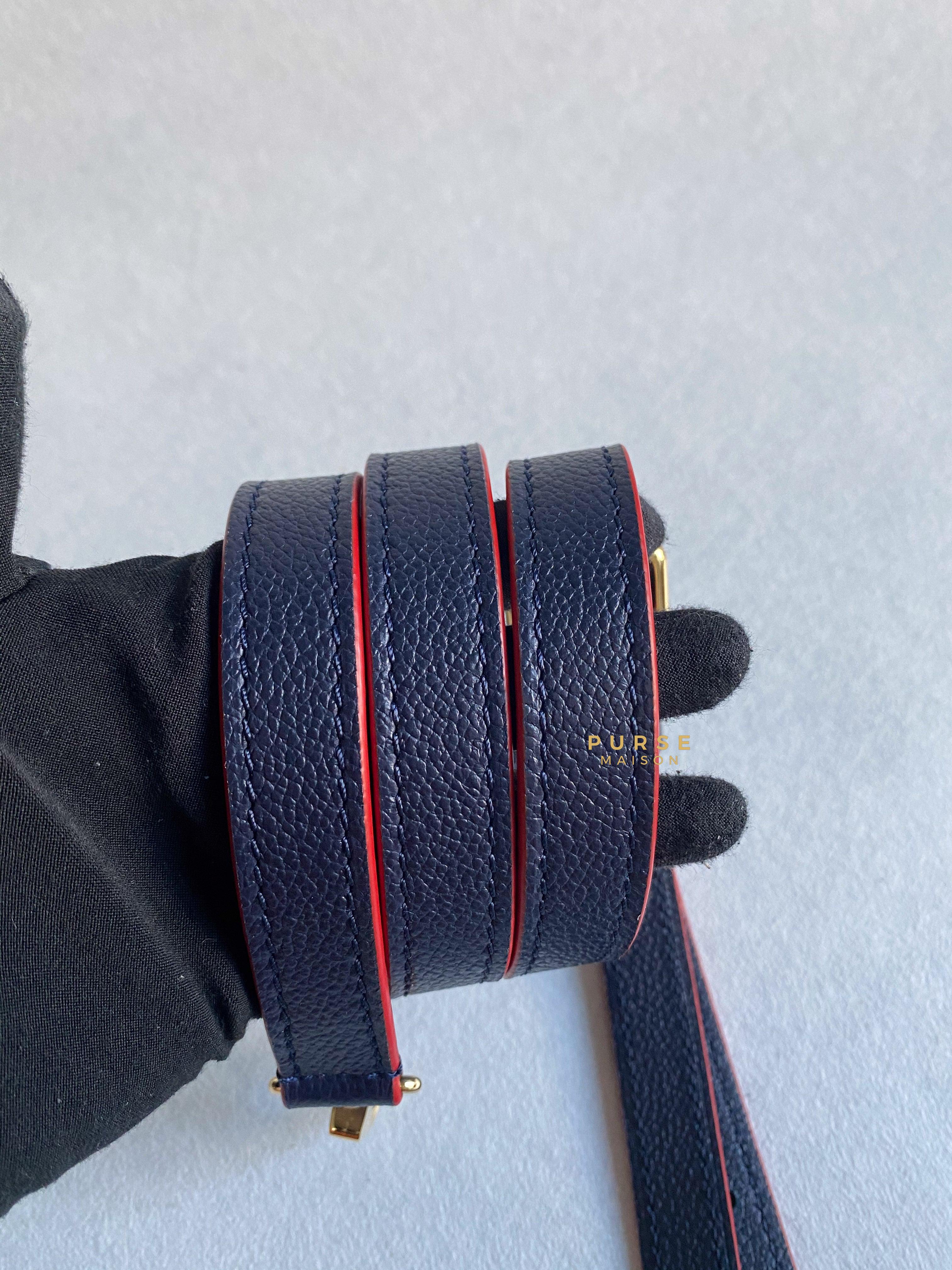 Louis Vuitton Pochette Metis Marine Rouge Monogram Empreinte Leather (Date code: AR1149) | Purse Maison Luxury Bags Shop
