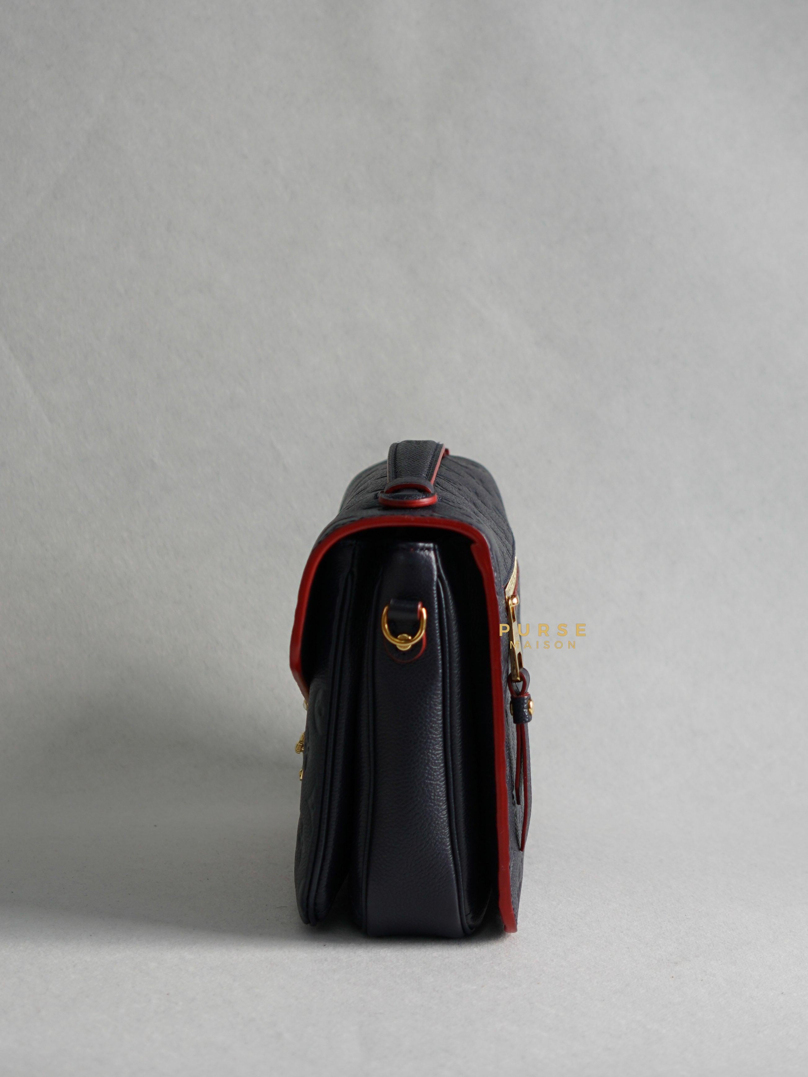 Louis Vuitton Pochette Metis Marine Rouge Monogram Empreinte Leather (Date code: AR1149) | Purse Maison Luxury Bags Shop