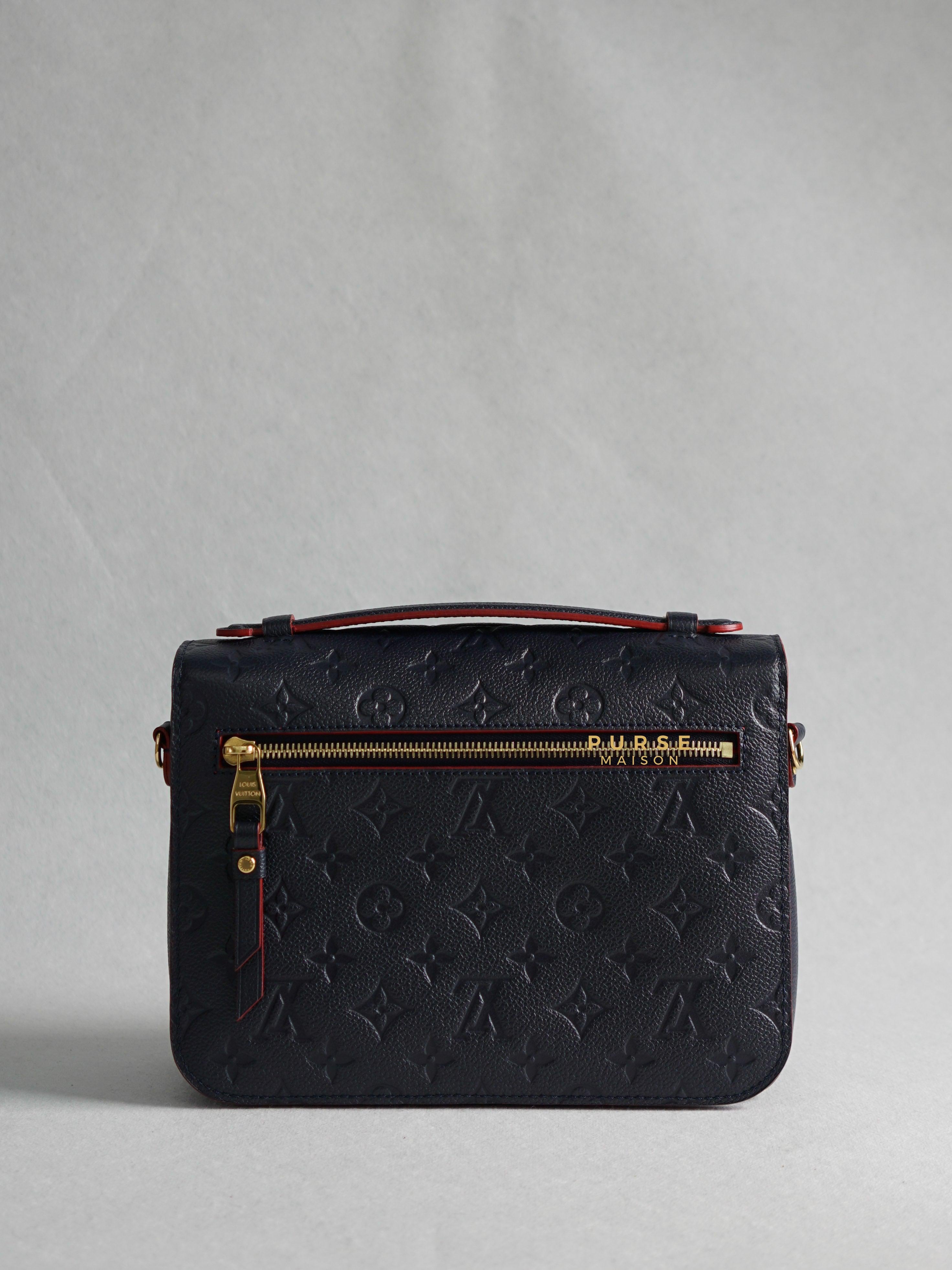 Louis Vuitton Pochette Metis Marine Rouge Monogram Empreinte Leather (Date code: AR1149) | Purse Maison Luxury Bags Shop