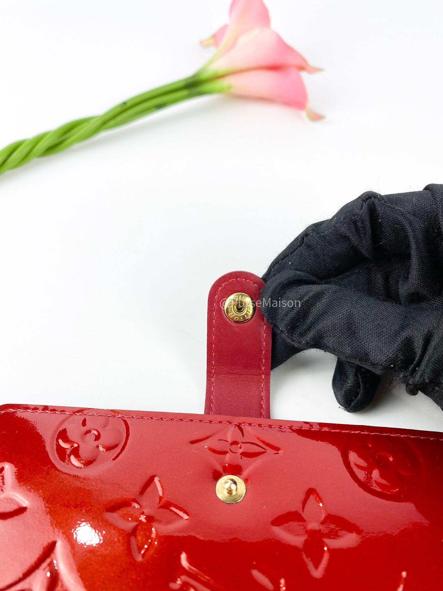 Louis Vuitton Pomme D' Amour Agenda PM Red Patent Leather