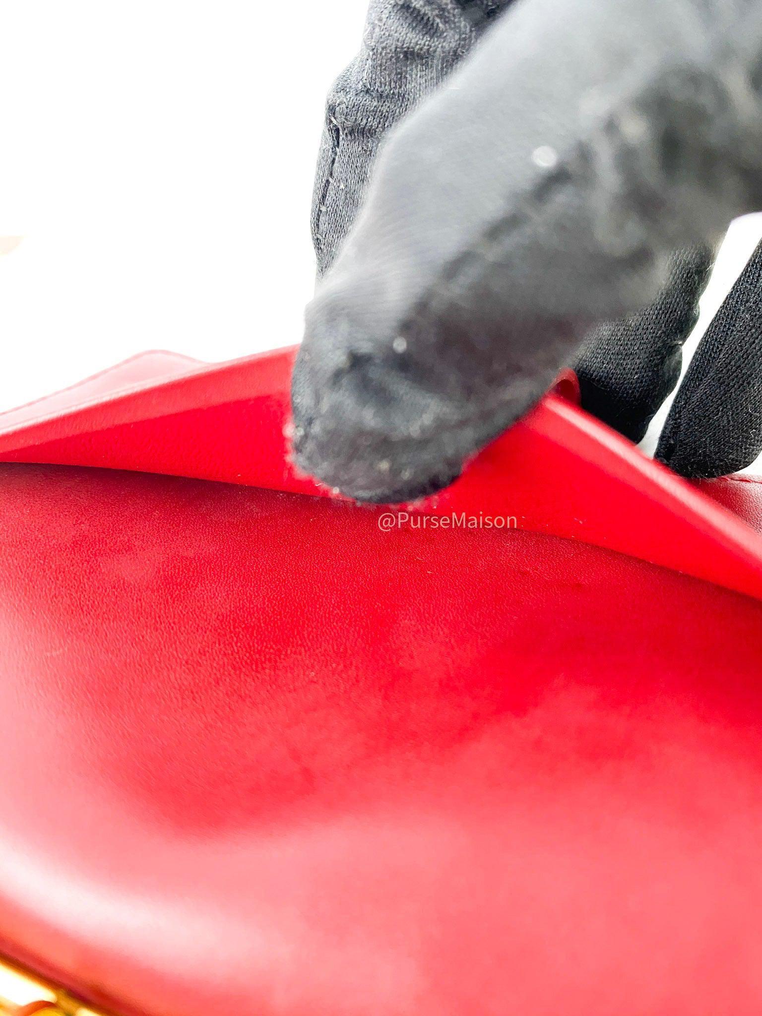 Louis Vuitton Pomme D' Amour Agenda PM Red Patent Leather