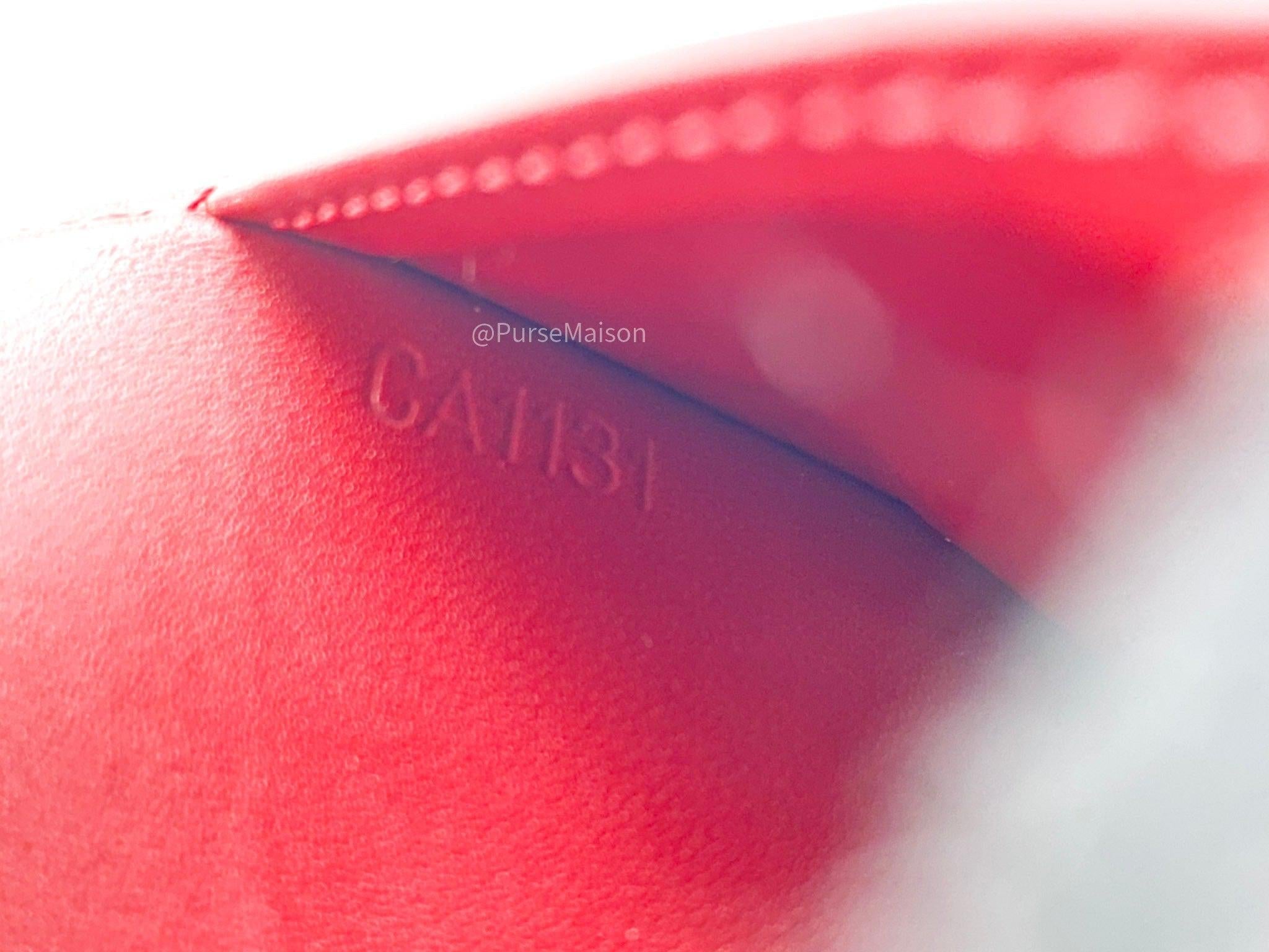 Louis Vuitton Pomme D' Amour Agenda PM Red Patent Leather