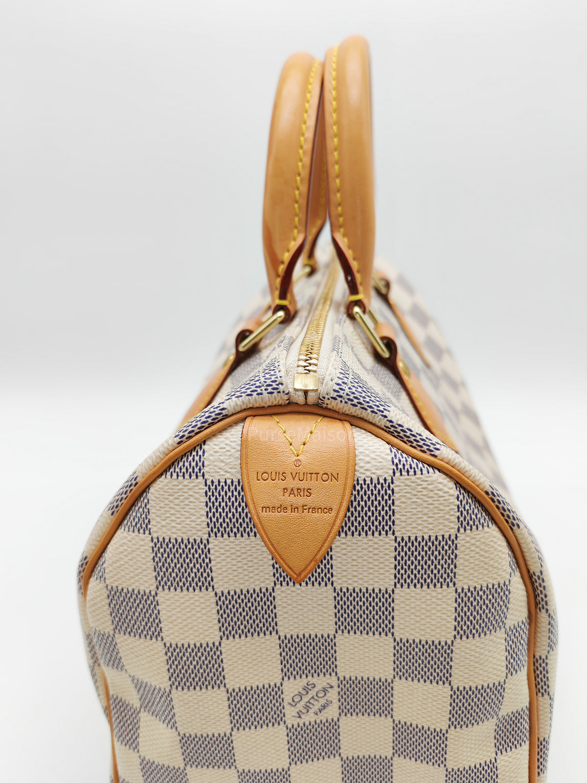 Louis Vuitton Speedy 25 Damier Azur Canvas (Date code: MB1128) | Purse Maison Luxury Bags Shop