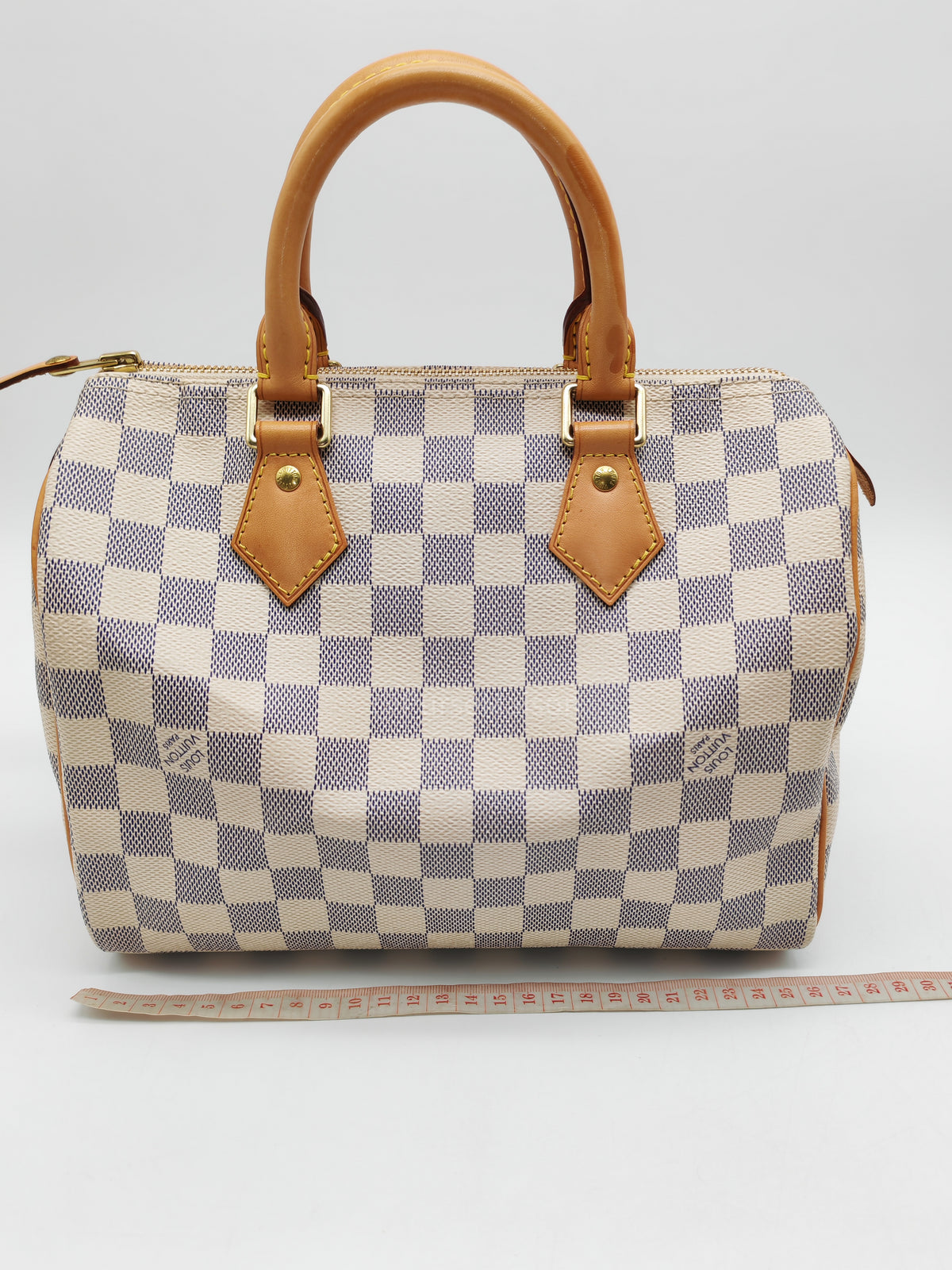 Louis Vuitton Speedy 25 Damier Azur Canvas (Date code: MB1128) | Purse Maison Luxury Bags Shop