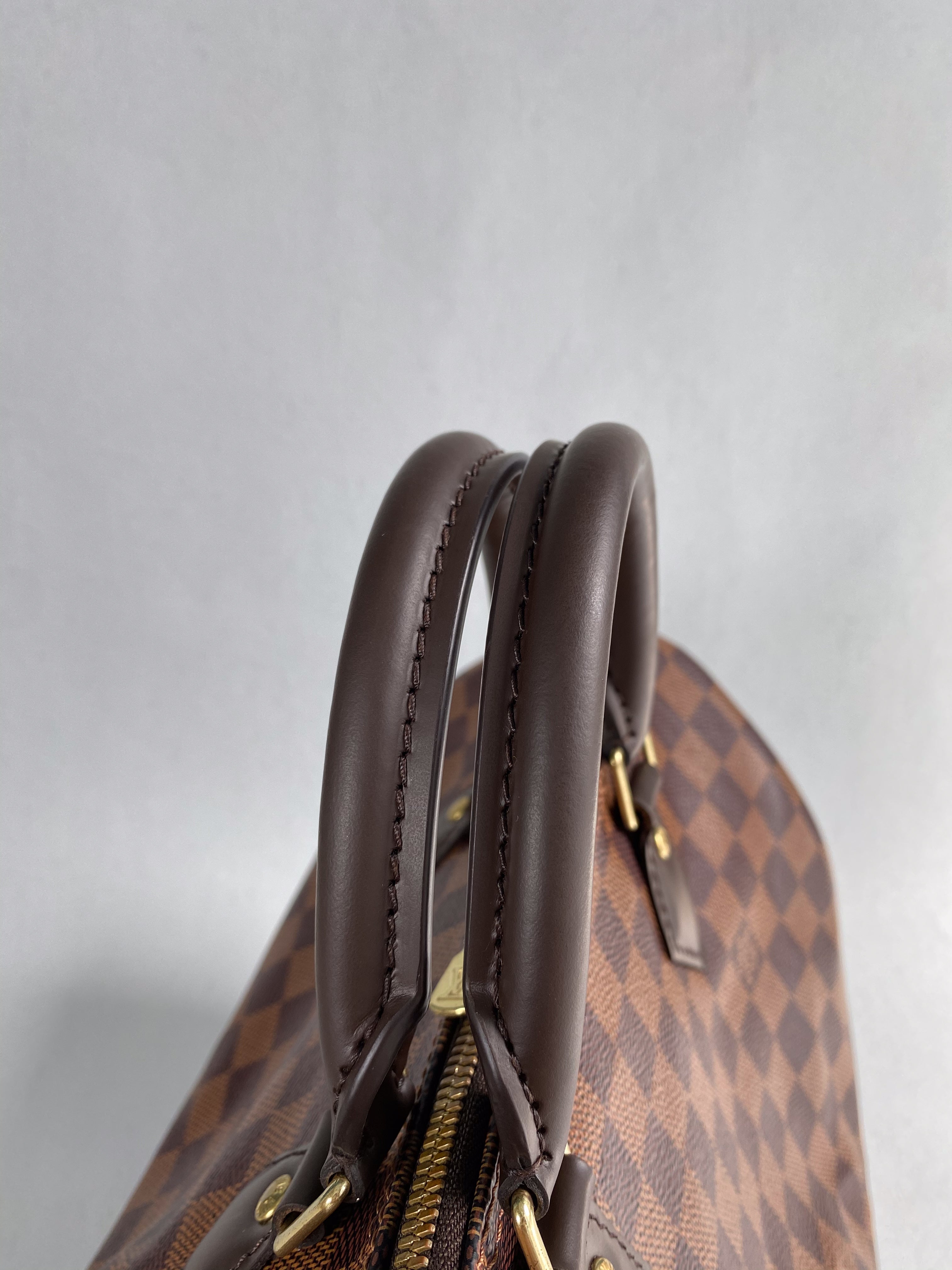 Louis Vuitton Speedy 30 Bandouliere Damier Ebene Canvas (Date Code: AA0280) | Purse Maison Luxury Bags Shop