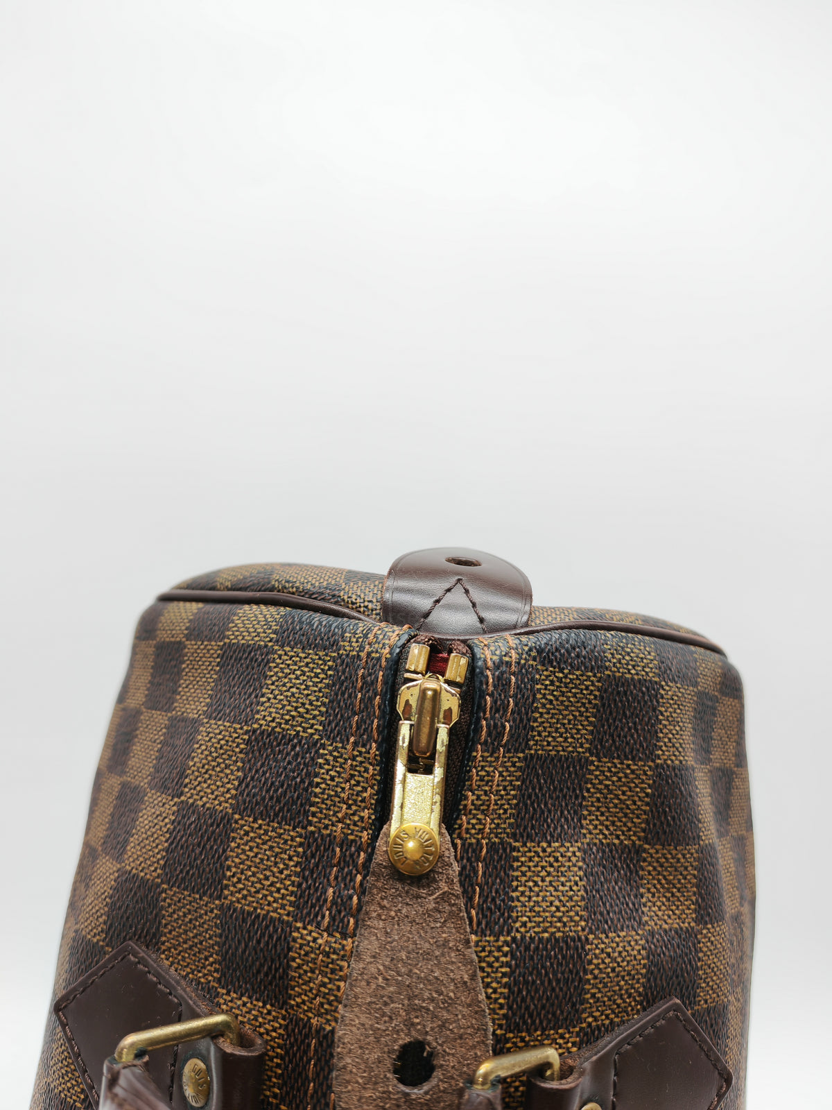 Louis Vuitton Speedy 30 in Damier Ebene Canvas and Gold Hardware (Datecode: SP1087) | Purse Maison Luxury Bags Shop