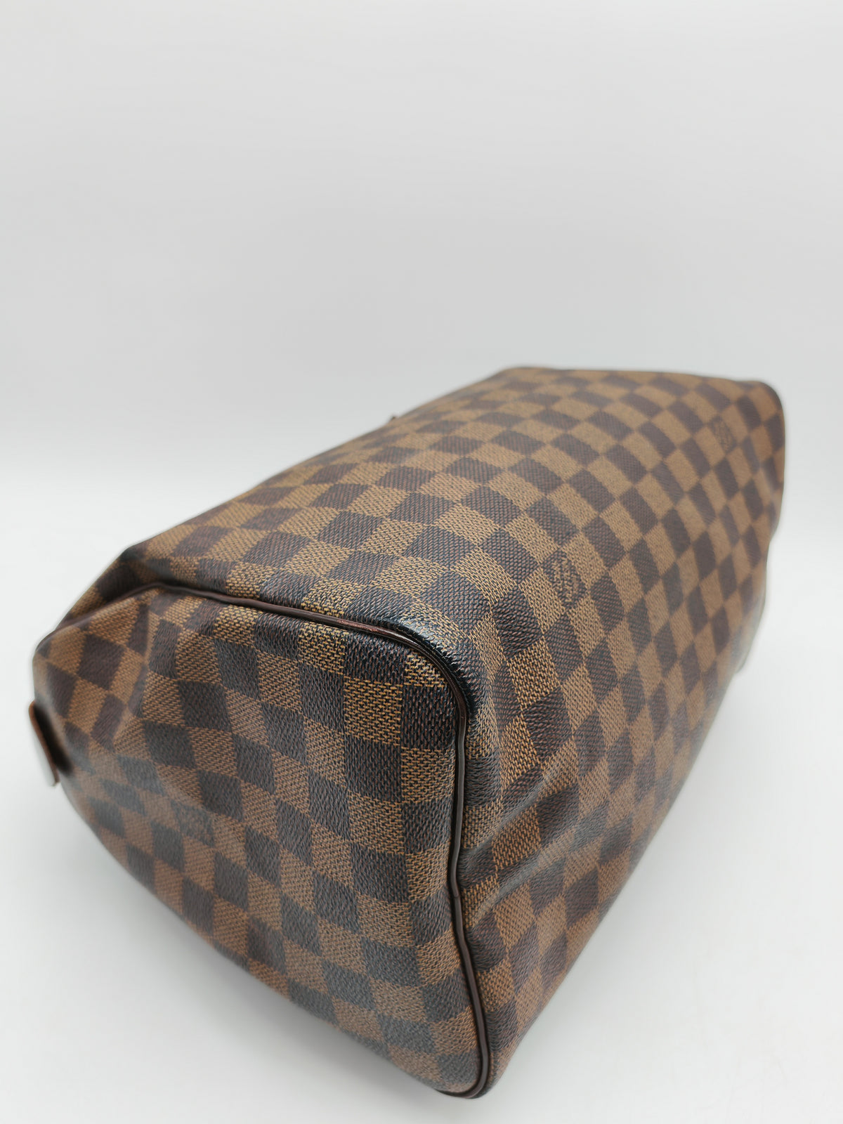 Louis Vuitton Speedy 30 in Damier Ebene Canvas and Gold Hardware (Datecode: SP1087) | Purse Maison Luxury Bags Shop