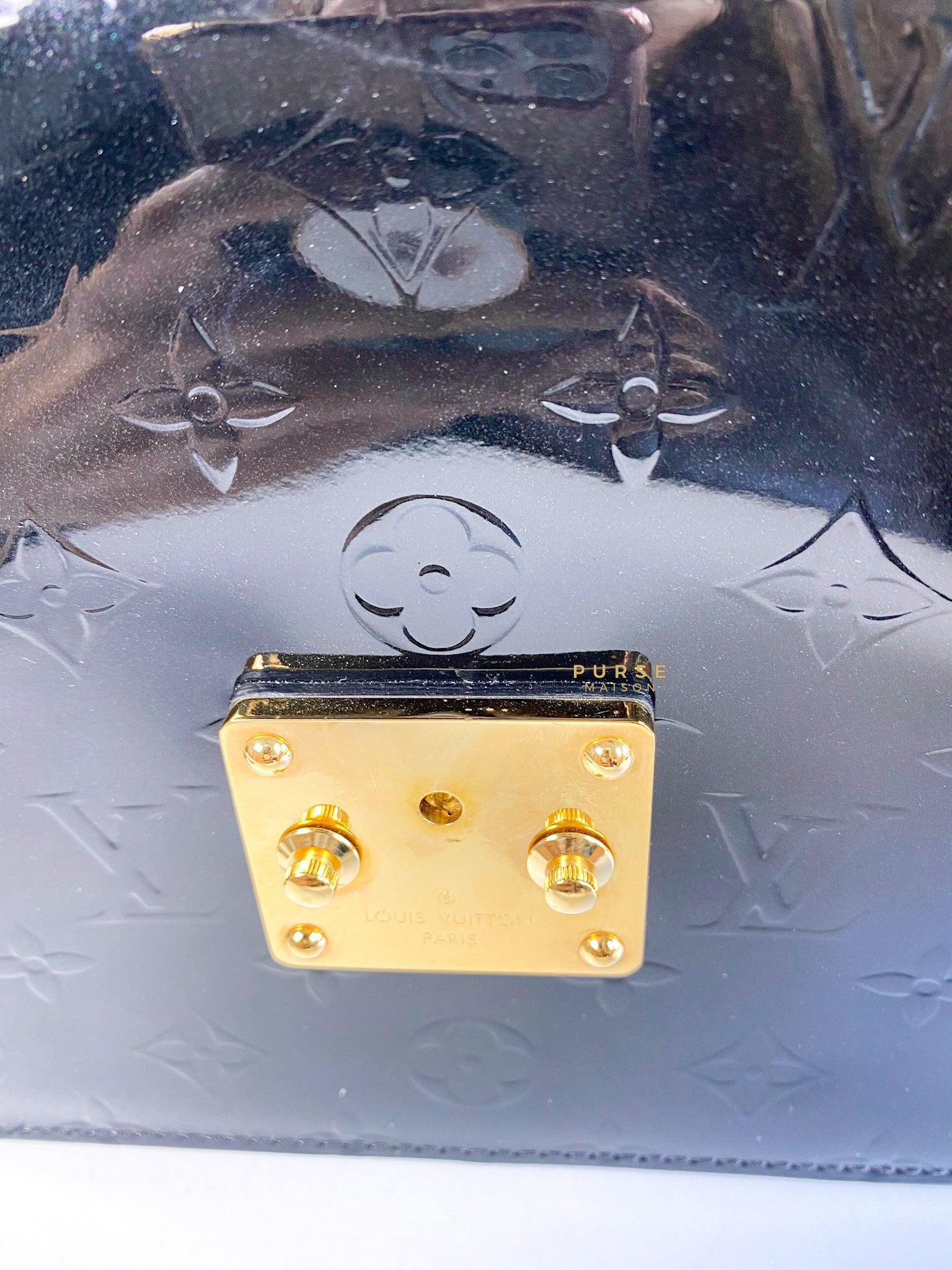 Louis Vuitton Spring Street NM Handbag Monogram Vernis With Monogram Canvas and Epi Leather (NZ5108)