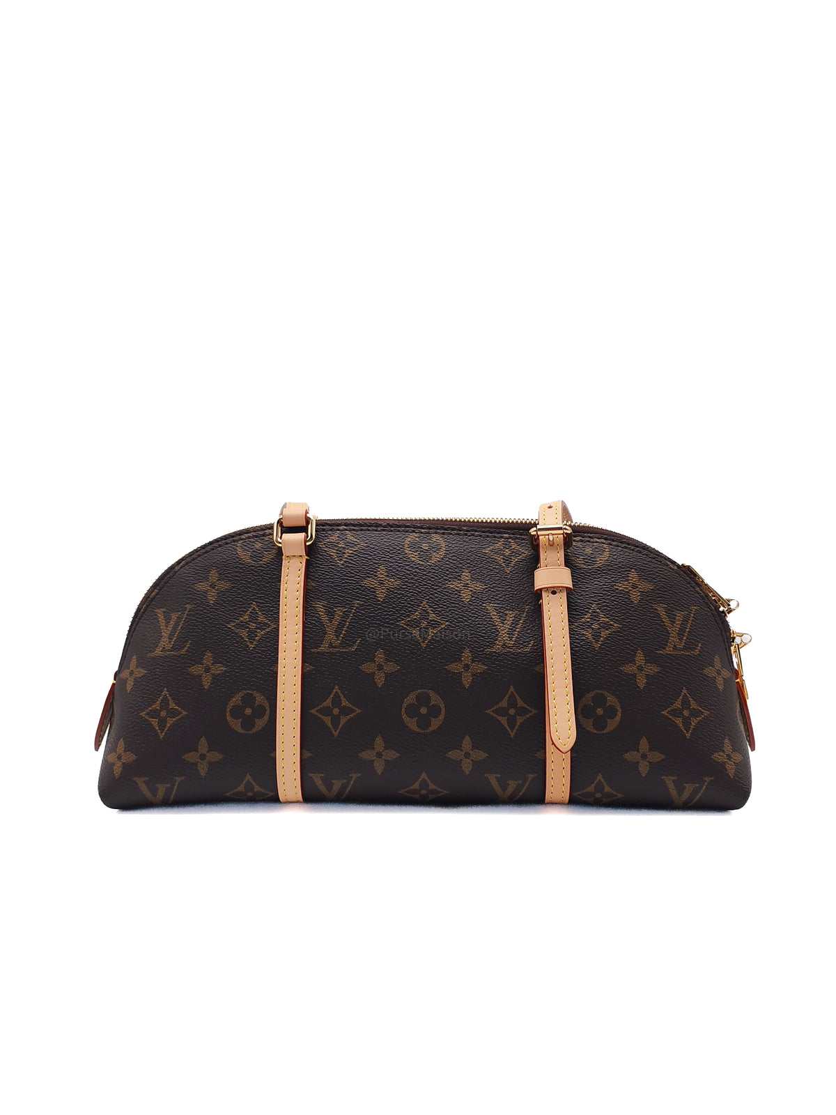 Louis Vuitton Squire East West Handbag in Monogram Canvas and Gold Hardware Microchip | Purse Maison Luxury Bags Shop