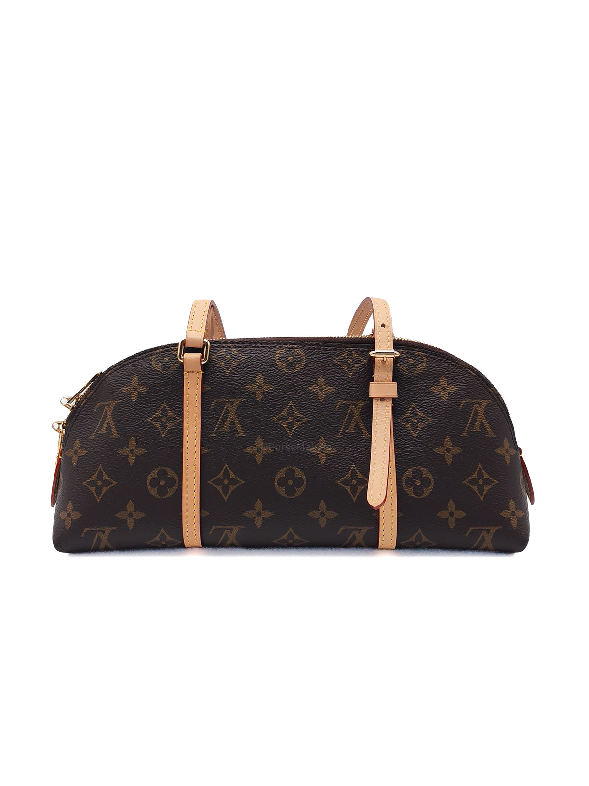 Louis Vuitton Squire East West Handbag in Monogram Canvas and Gold Hardware Microchip | Purse Maison Luxury Bags Shop