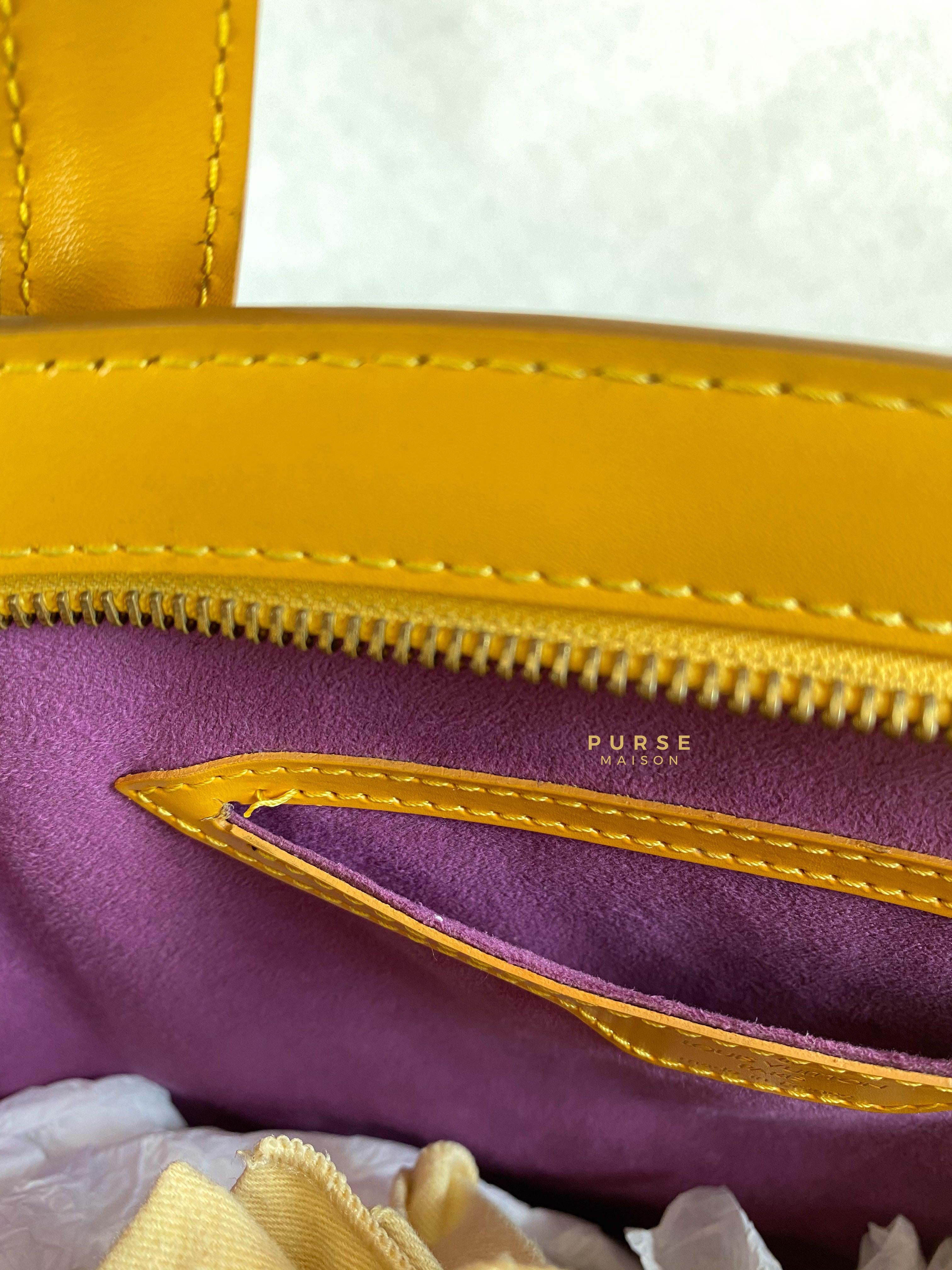 Louis Vuitton St. Jacques PM Yellow Epi Leather (Date Code: VI0984) | Purse Maison Luxury Bags Shop