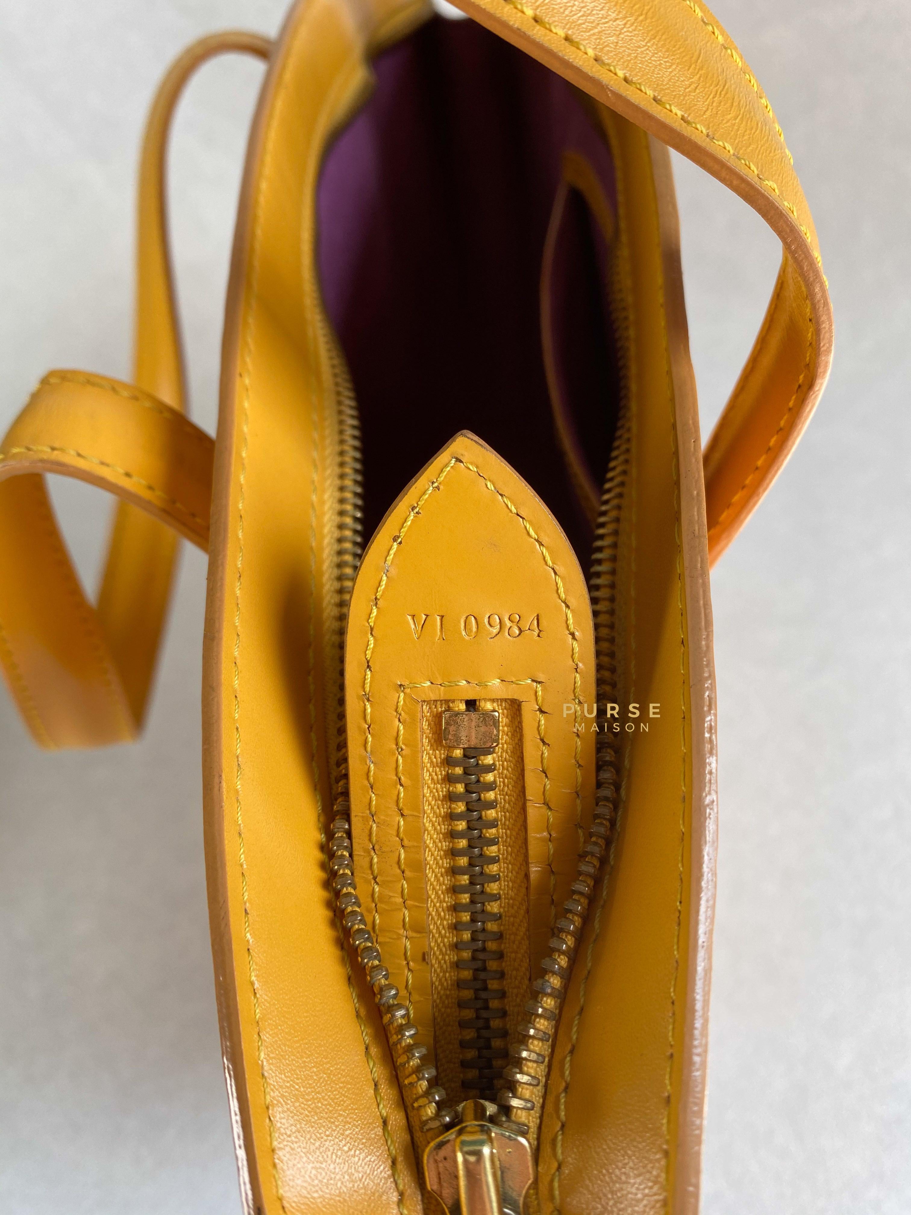 Louis Vuitton St. Jacques PM Yellow Epi Leather (Date Code: VI0984) | Purse Maison Luxury Bags Shop