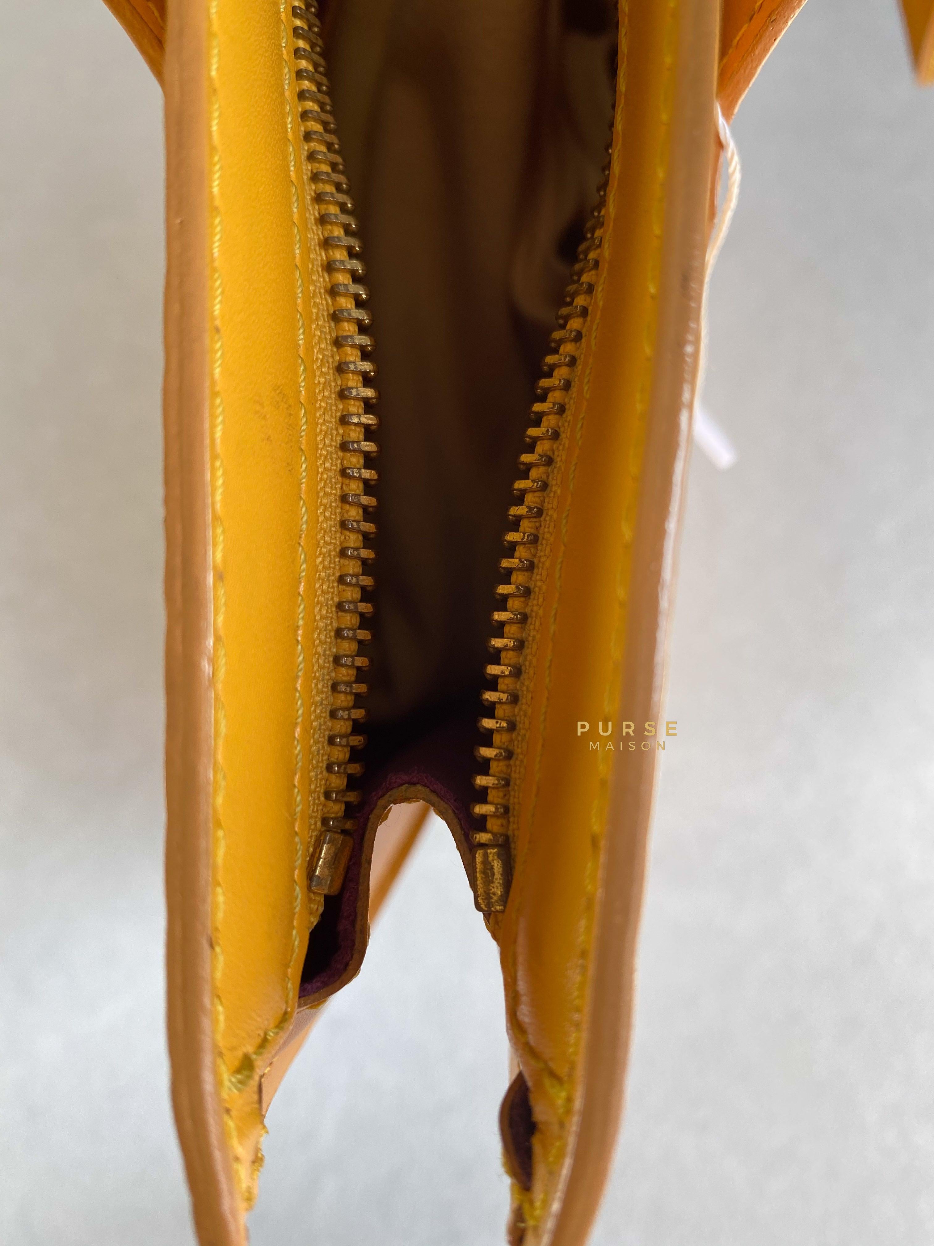 Louis Vuitton St. Jacques PM Yellow Epi Leather (Date Code: VI0984) | Purse Maison Luxury Bags Shop