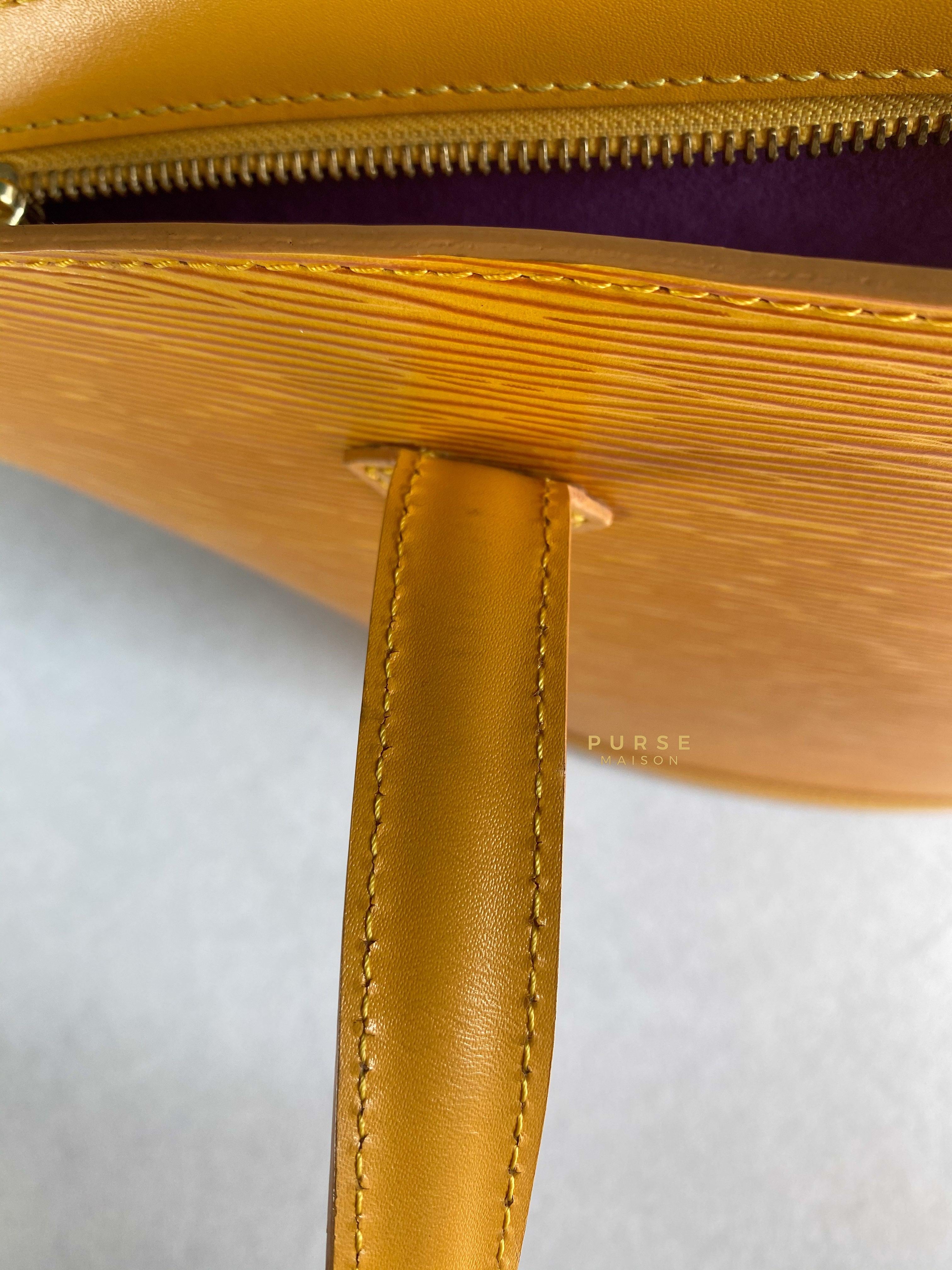 Louis Vuitton St. Jacques PM Yellow Epi Leather (Date Code: VI0984) | Purse Maison Luxury Bags Shop
