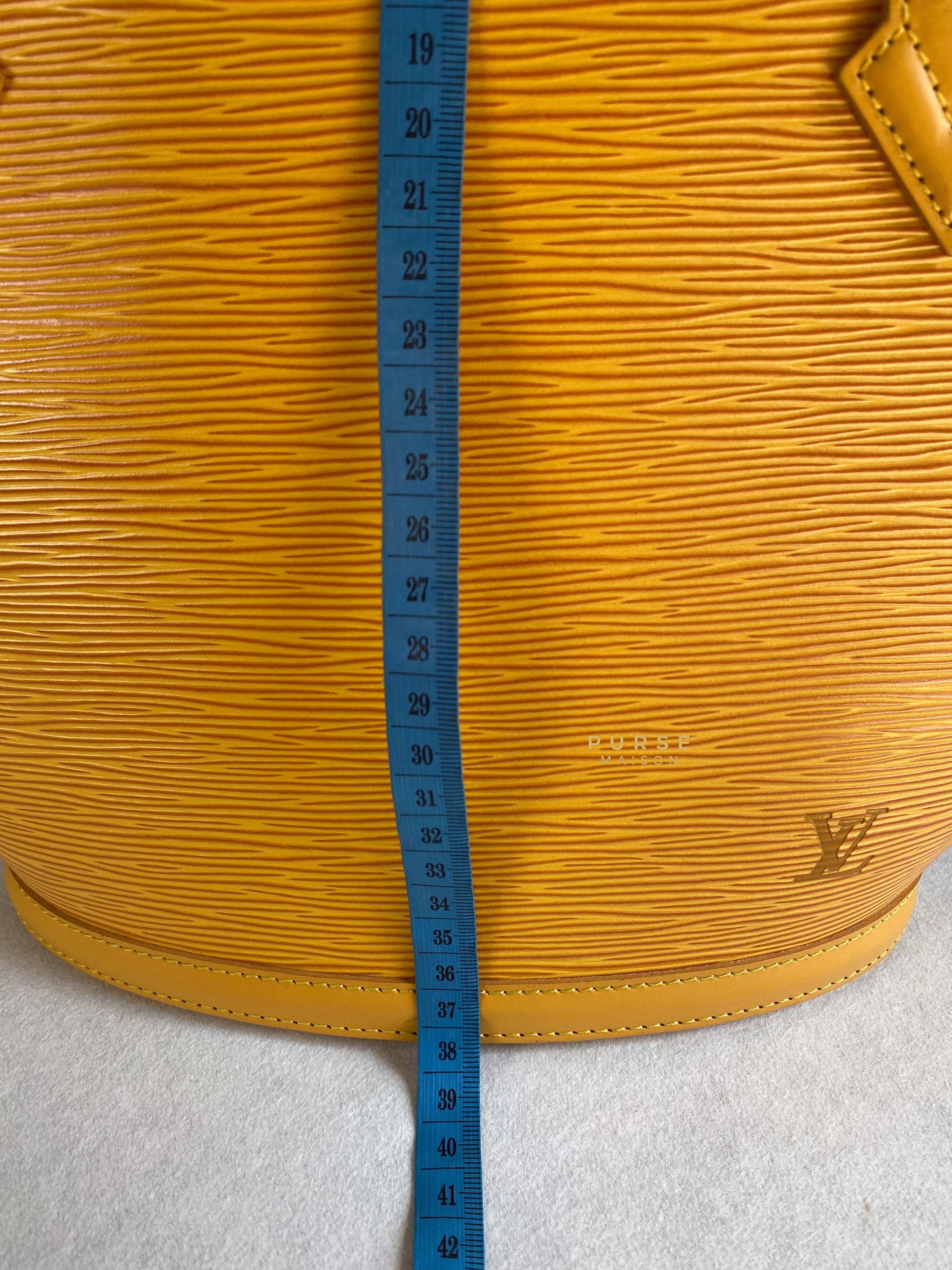 Louis Vuitton St. Jacques PM Yellow Epi Leather (Date Code: VI0984) | Purse Maison Luxury Bags Shop