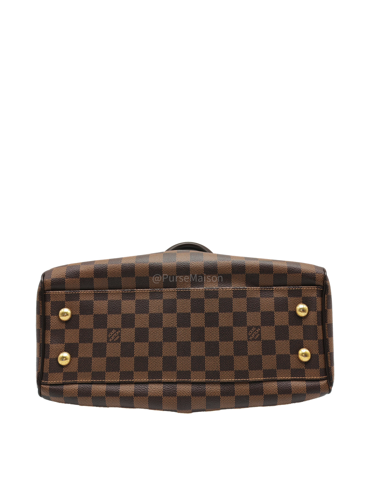 Louis Vuitton Trevi PM in Damier Ebene Canvas and Gold Hardware (Datecode: FL1080) | Purse Maison Luxury Bags Shop
