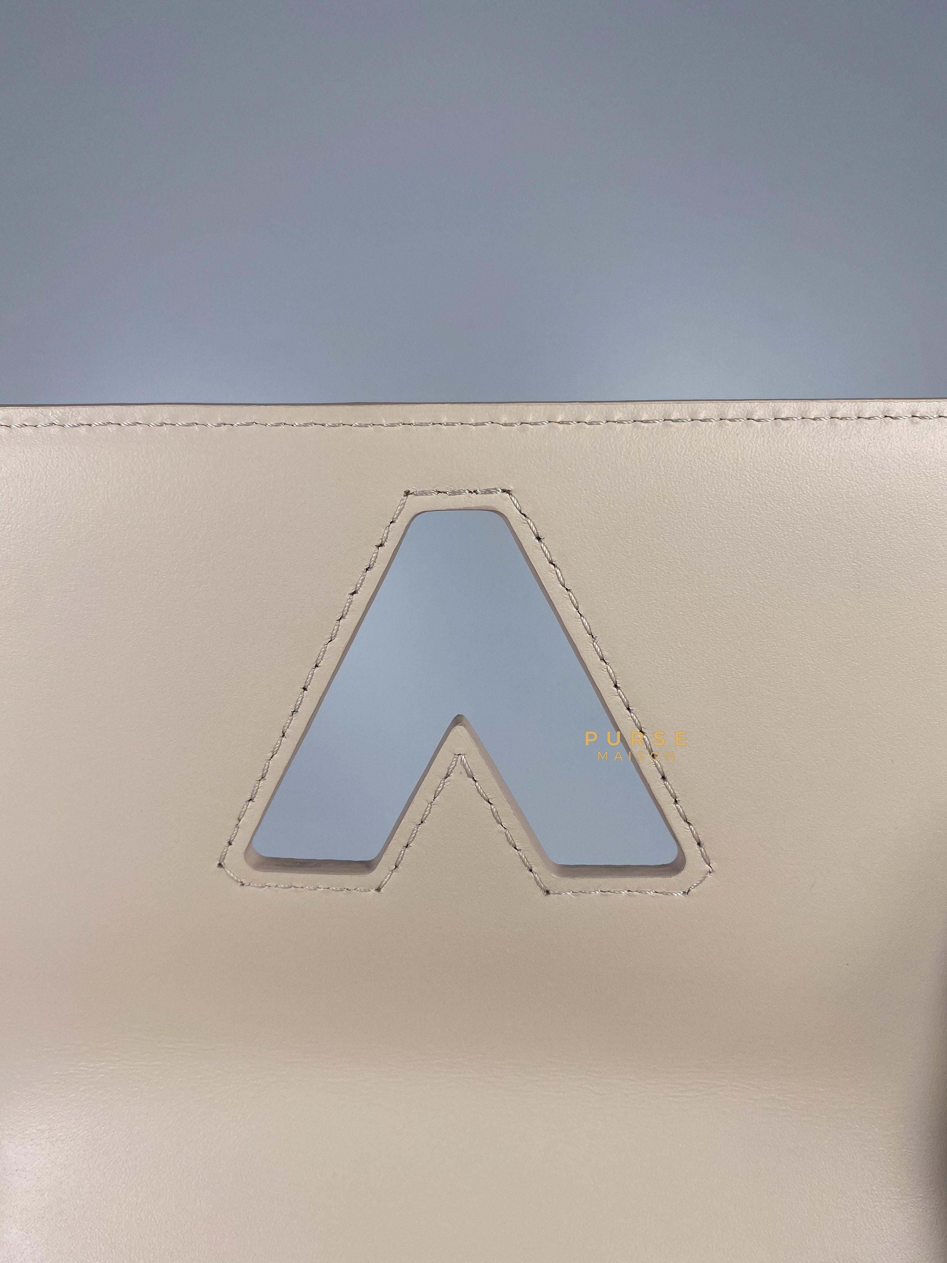 Louis Vuitton Twist PM Quartz White Epi Leather in Gold Hardware (Microchip) | Purse Maison Luxury Bags Shop