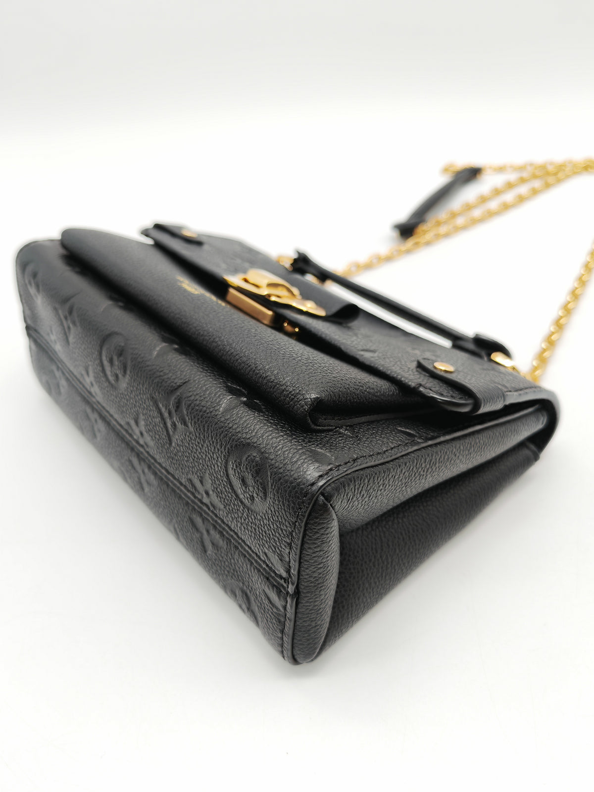 Louis Vuitton Vavin BB in Black Embossed Monogram Empreinte Calfskin Leather and Gold Hardware (Datecode: TR2250) | Purse Maison Luxury Bags Shop
