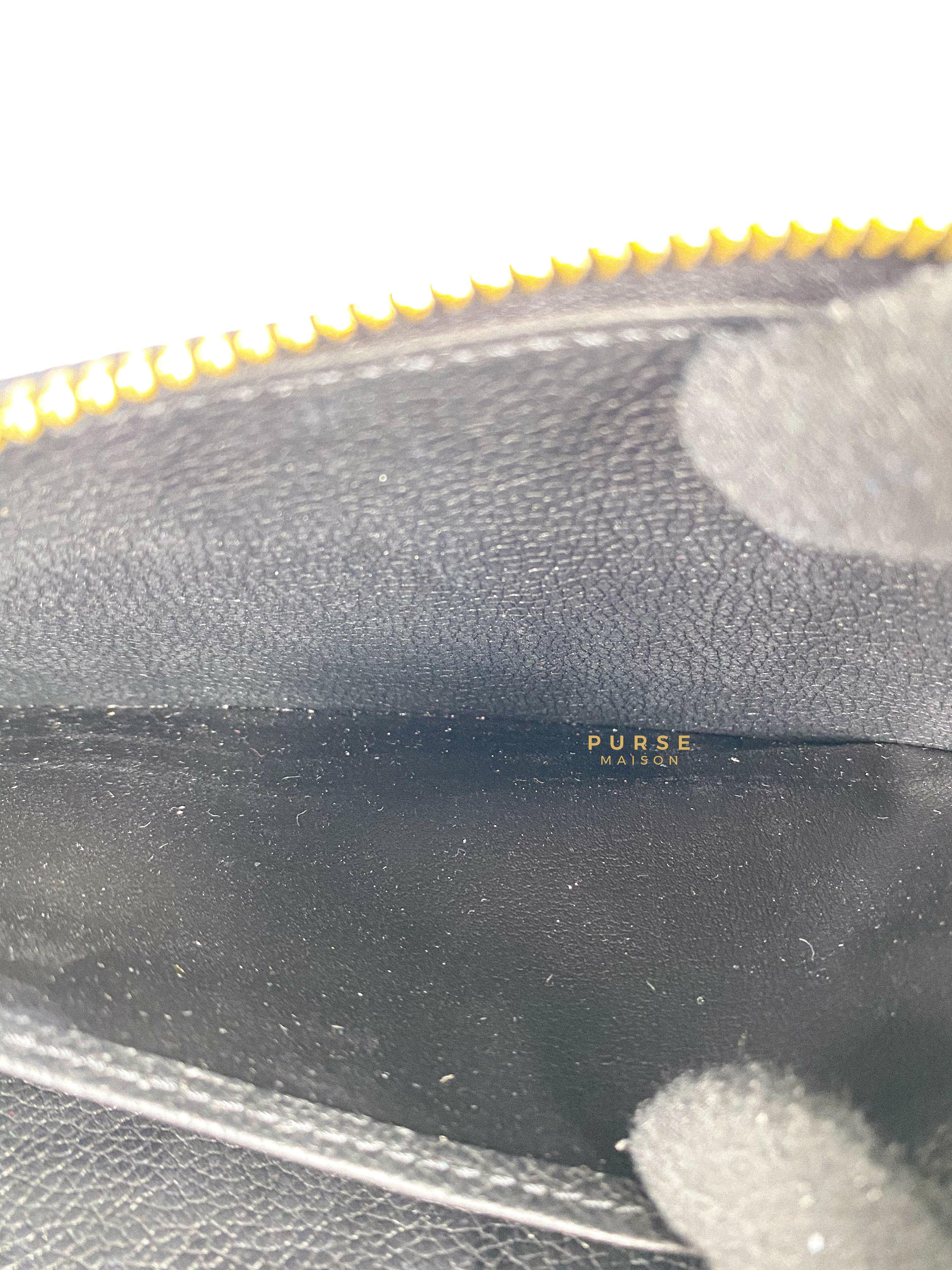 Louis Vuitton Zippy Long Wallet in Noir Monogram Empreinte | Purse Maison Luxury Bags Shop